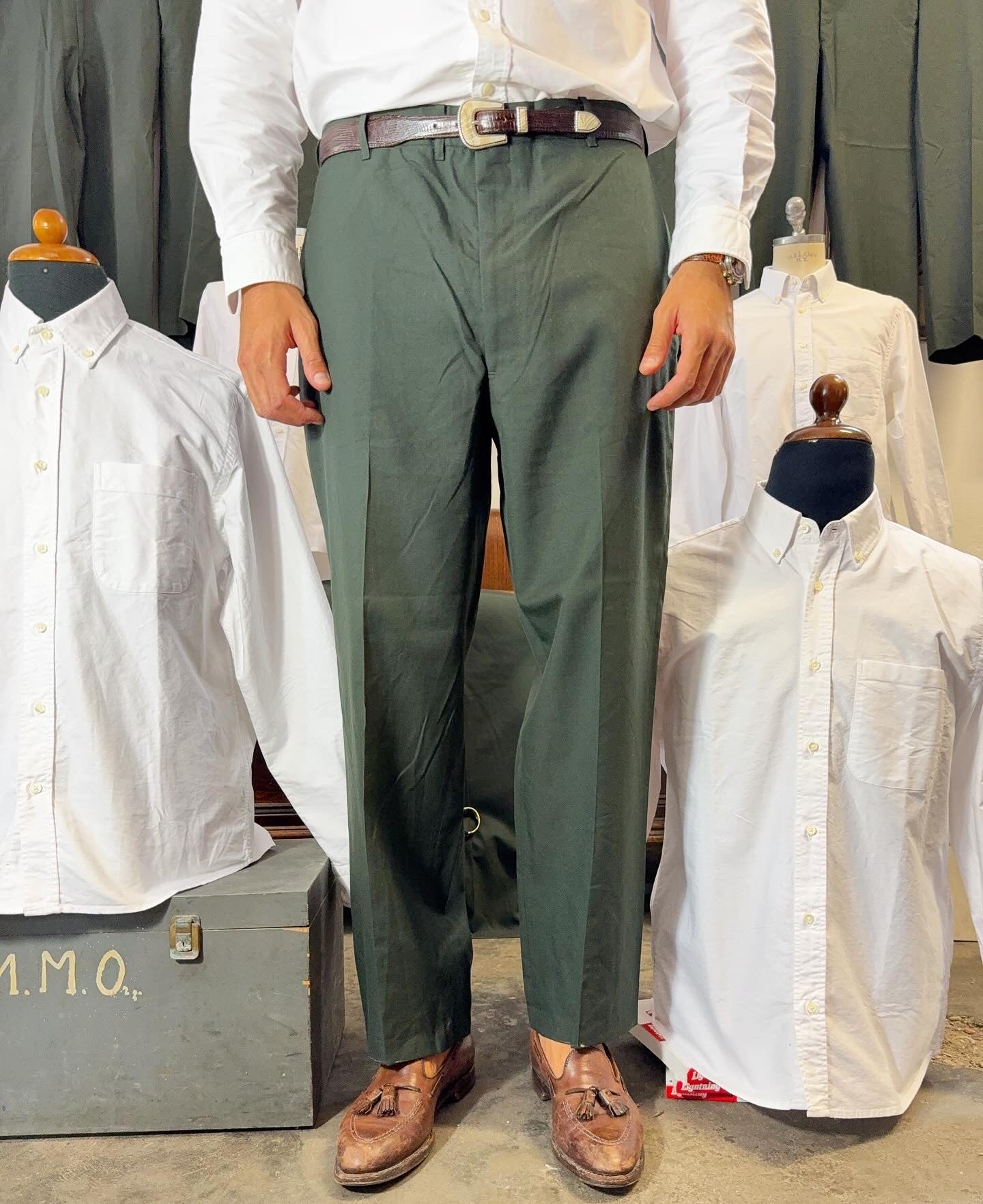 Vintage 90’s U.S. Army Service Uniform Trousers – AG-489 Green