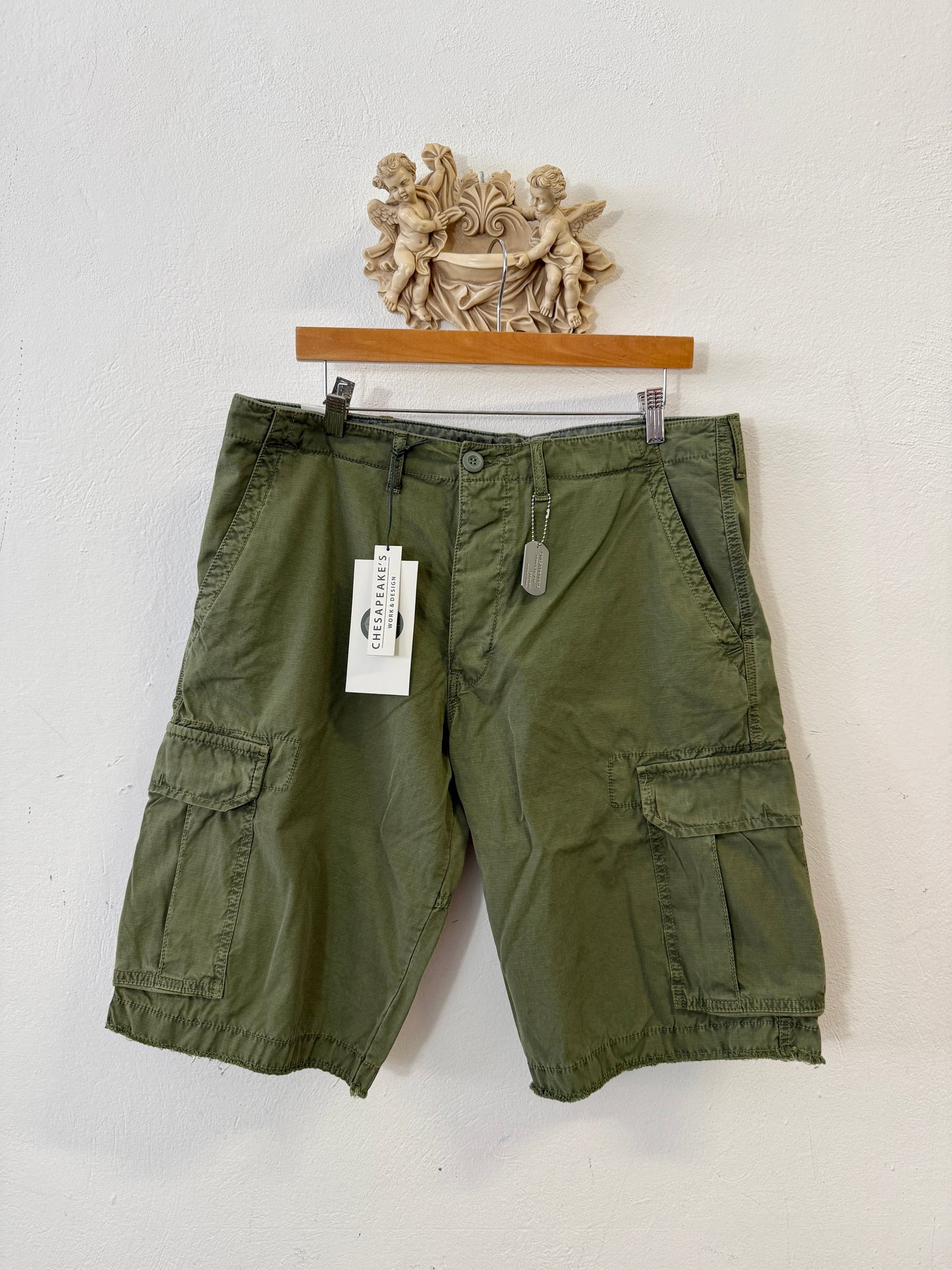 Cargo Short Barras Military Green - Chesapeakes
