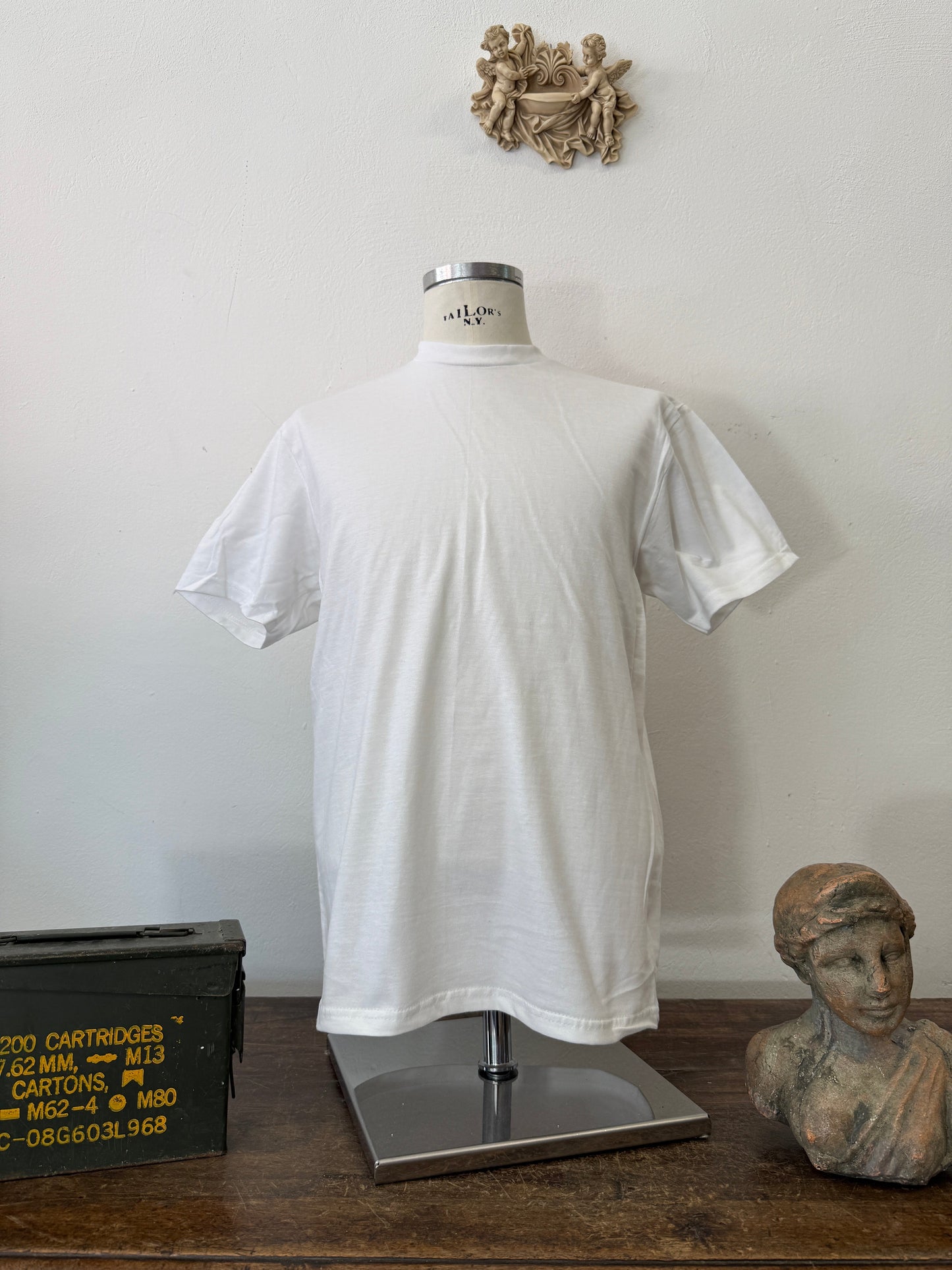 Pack of Three White, Grey, Black T-Shirts