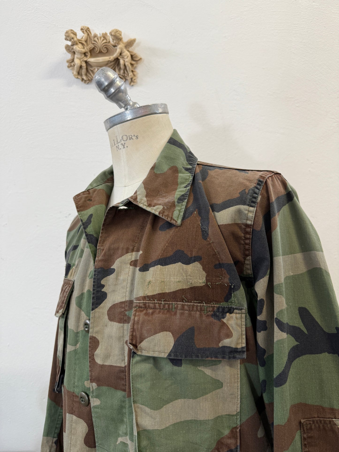 Vintage Woodland Jacket Us Army “M”