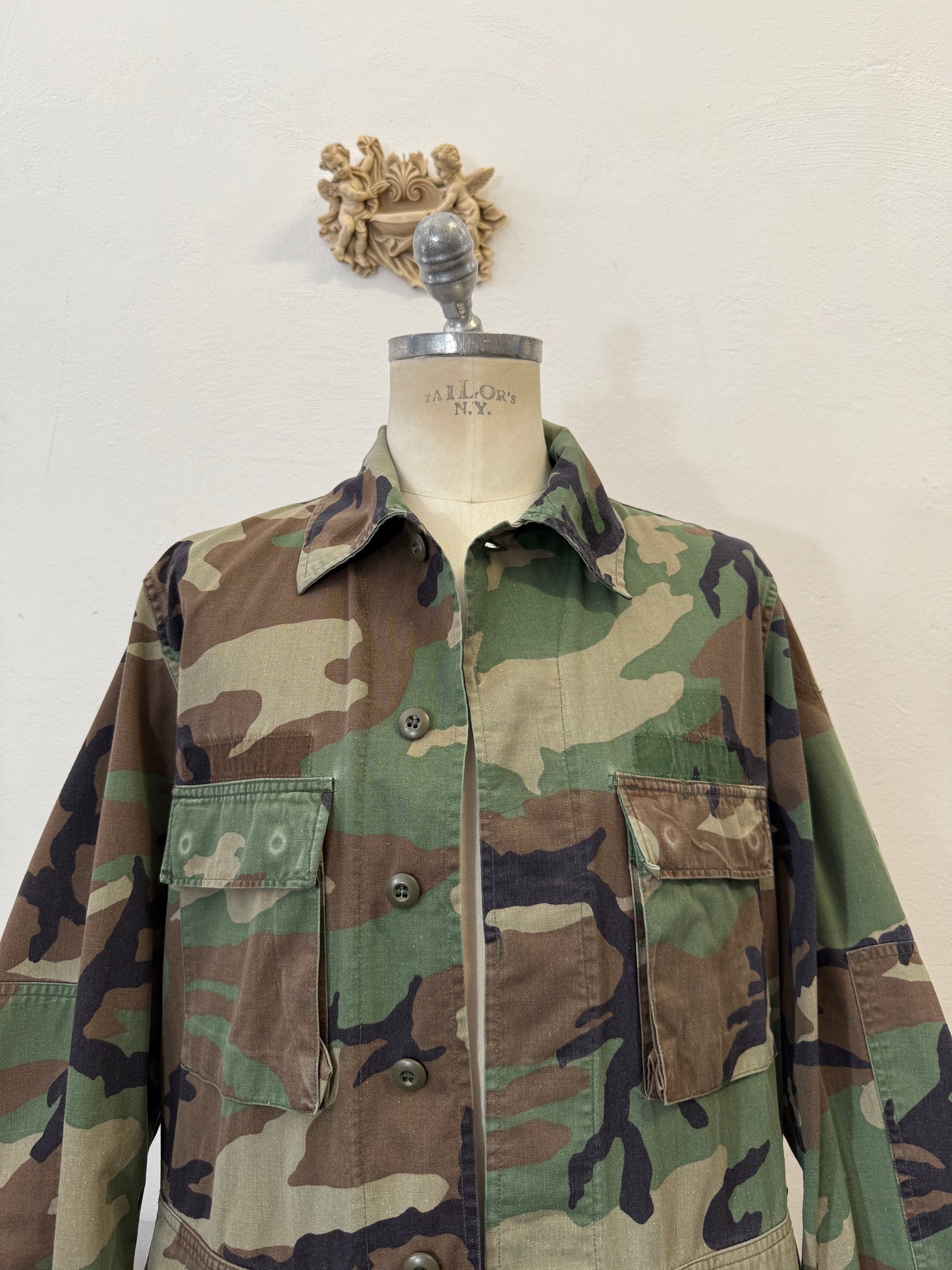 Vintage Woodland Jacket Us Army “L”