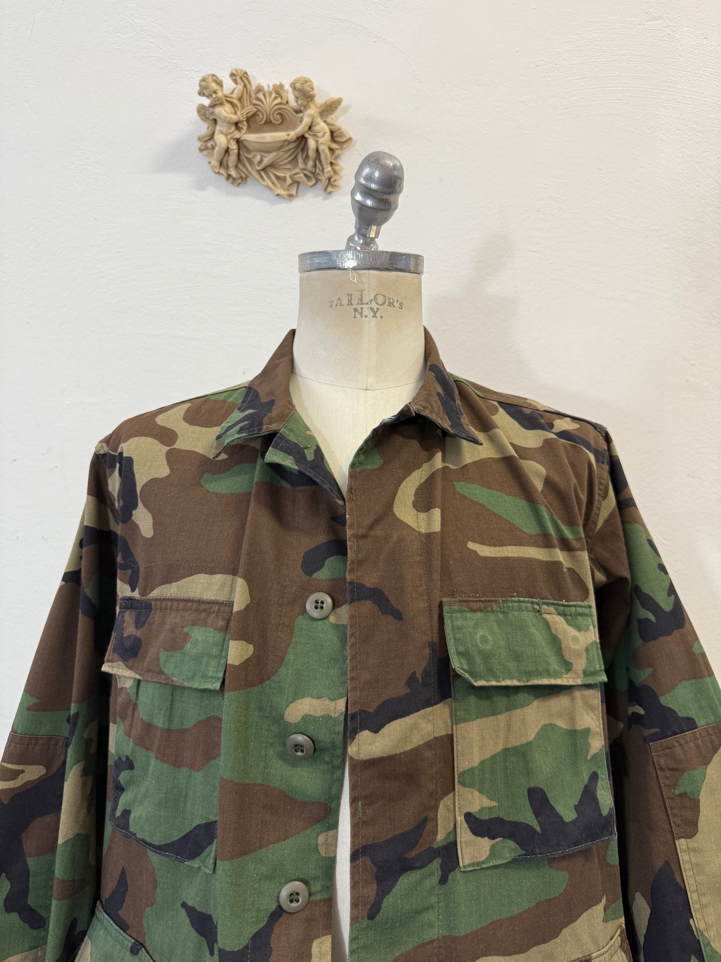 Vintage Woodland Jacket Us Army “M”