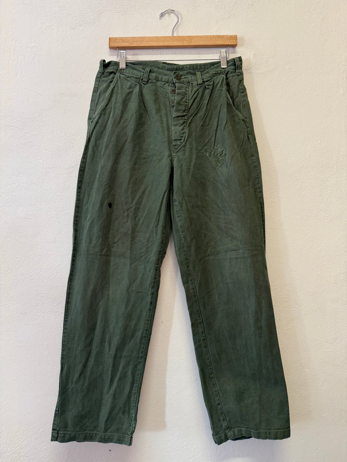 Vintage Swedish Army Fatigue Pants “W31”