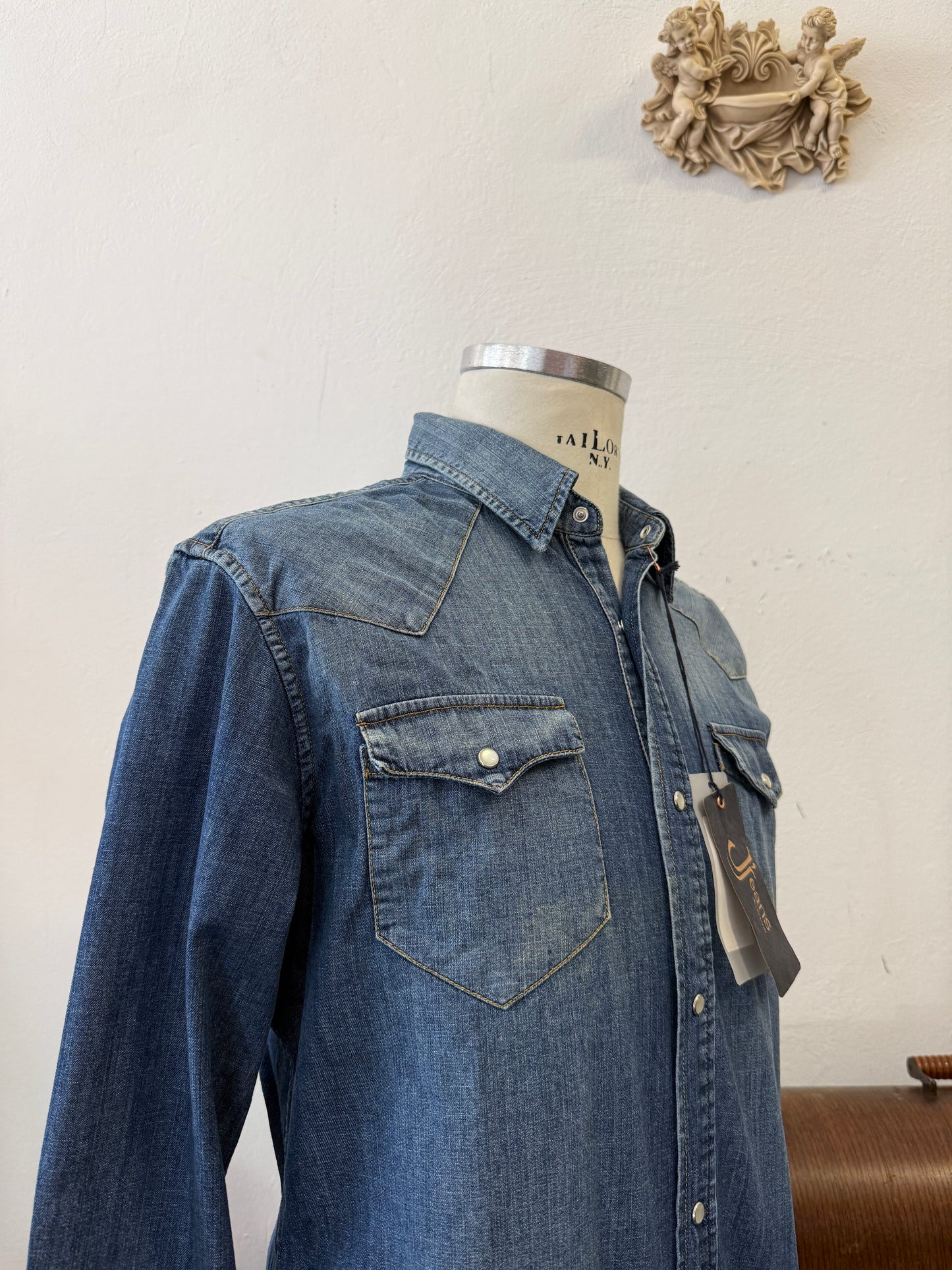 Western “Jeckerson” Denim Shirt - S, M, L