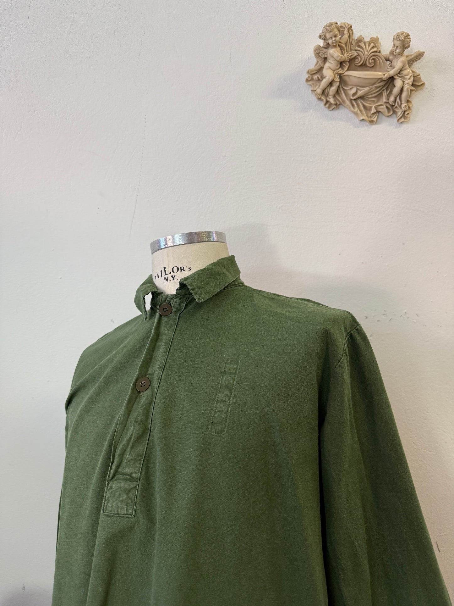 Vintage 80’s Swedish Army Shirt “M/L”