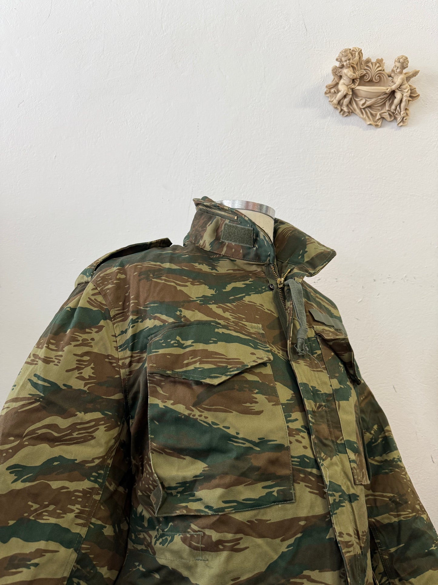 Vintage Greek Army Field Jacket M65 With Liner “L”