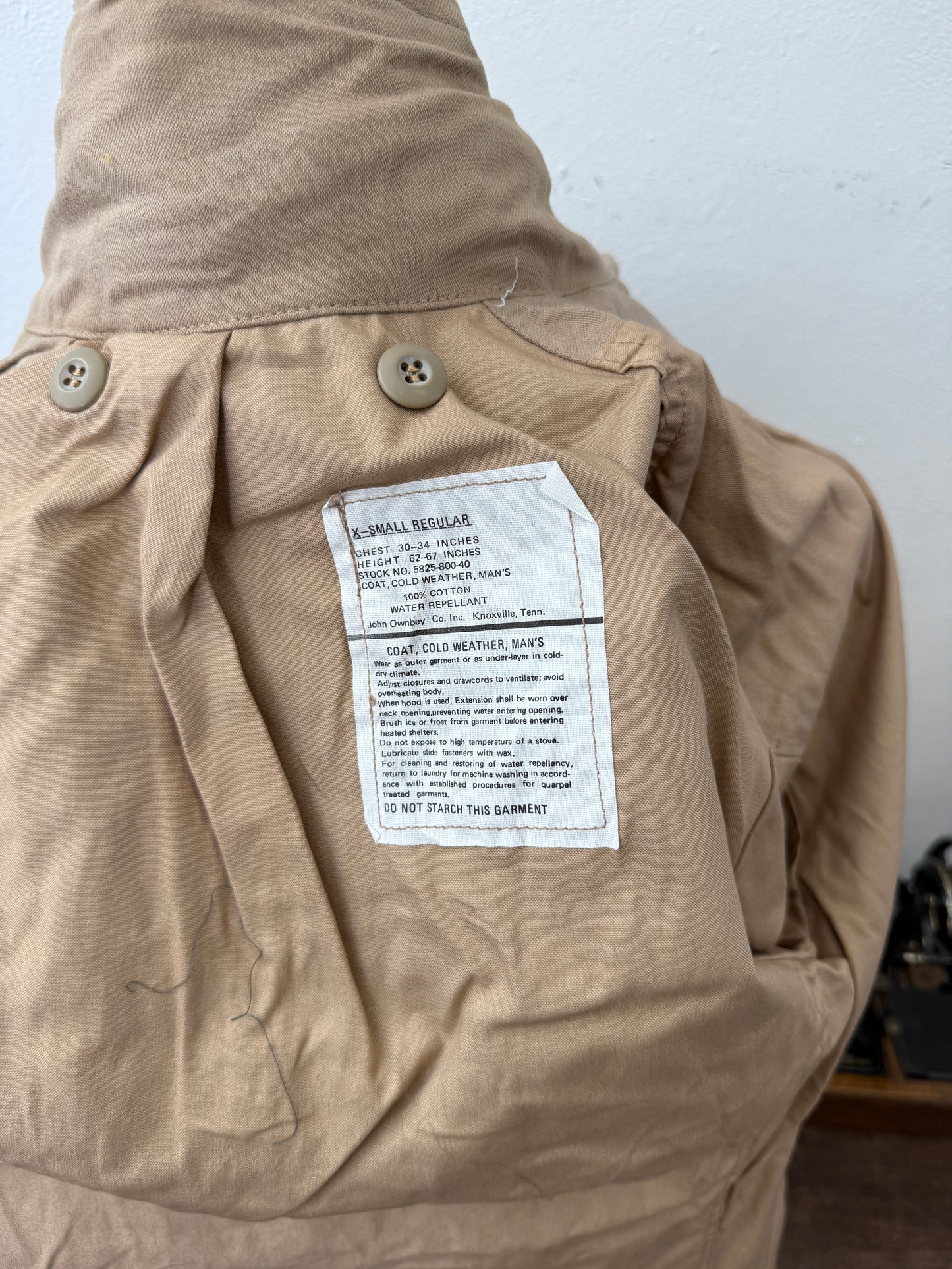 Khaki Field Jacket M65 Us Army “XS/S”