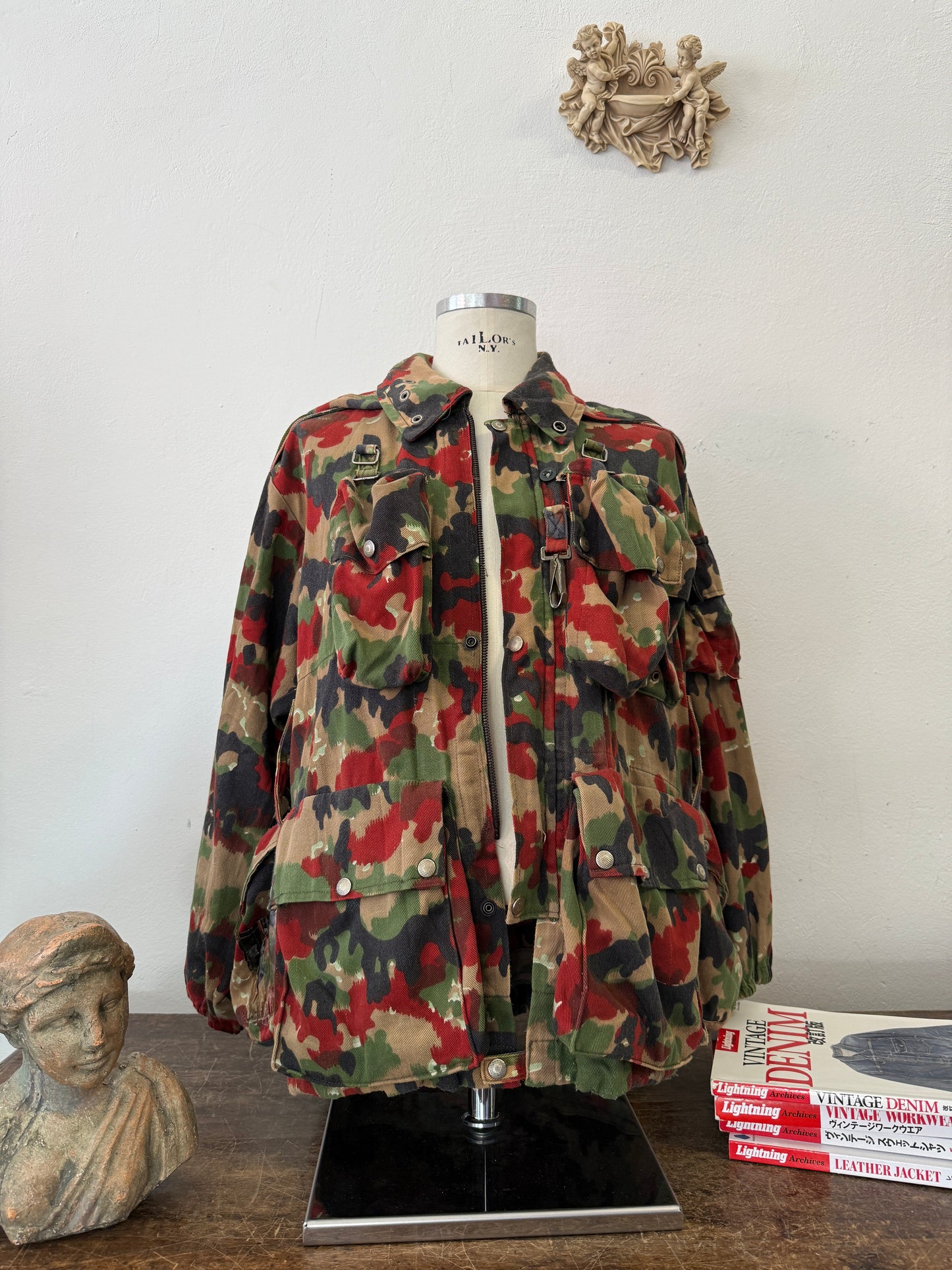 Vintage Swiss Army Camo Jacket M70 “L”