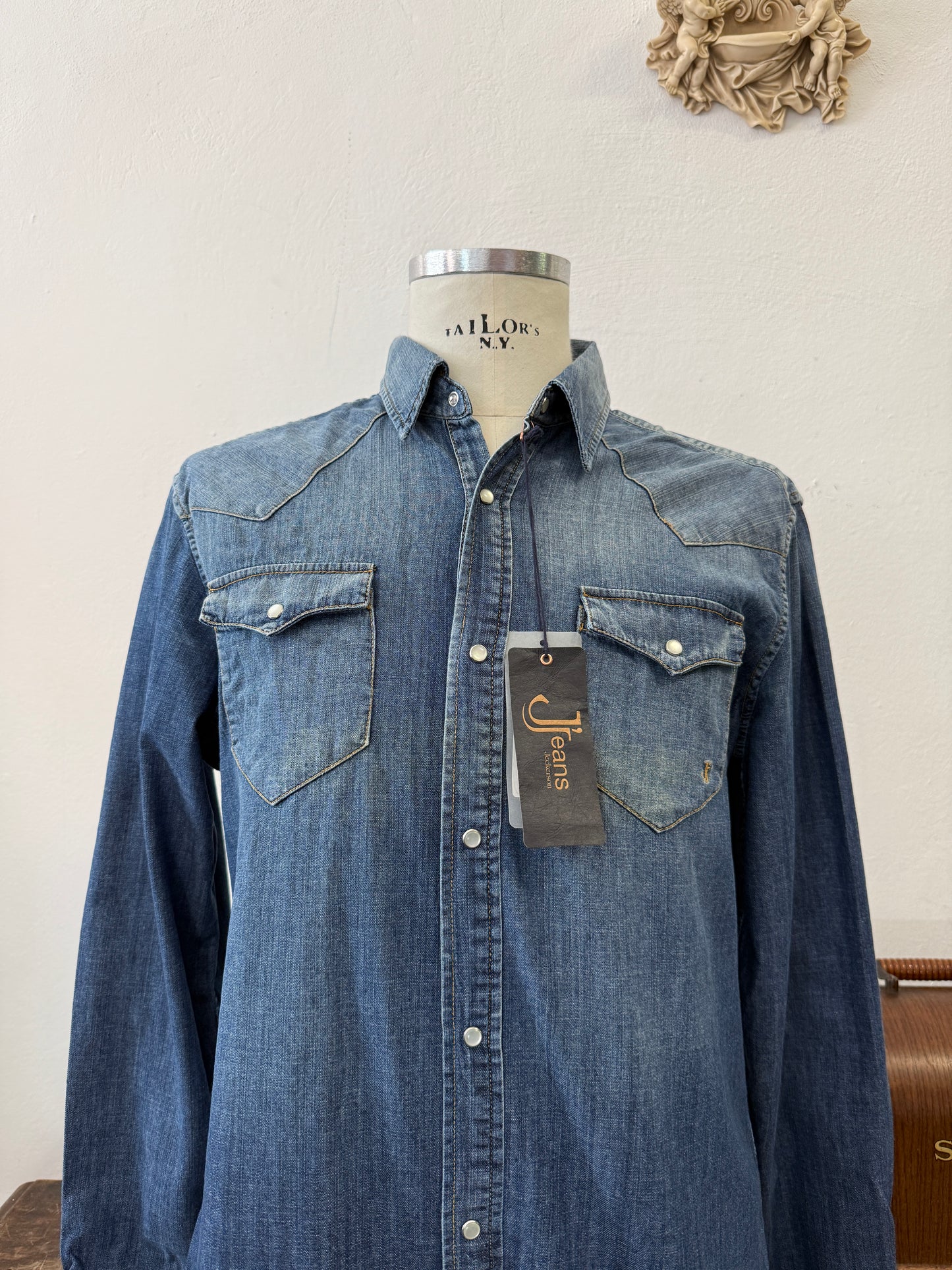 Western “Jeckerson” Denim Shirt - S, M, L