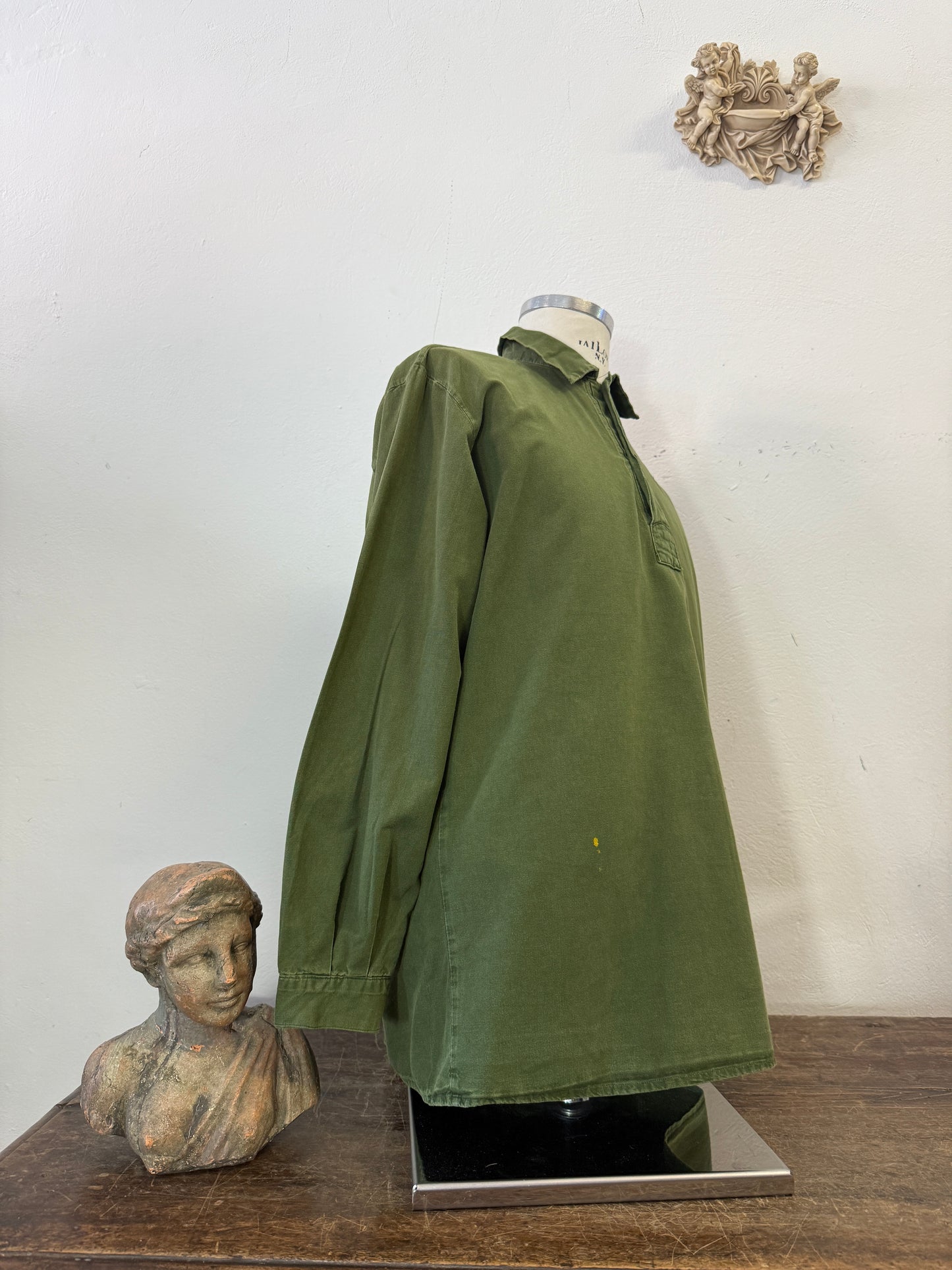 Vintage 80’s Swedish Army Shirt “L”