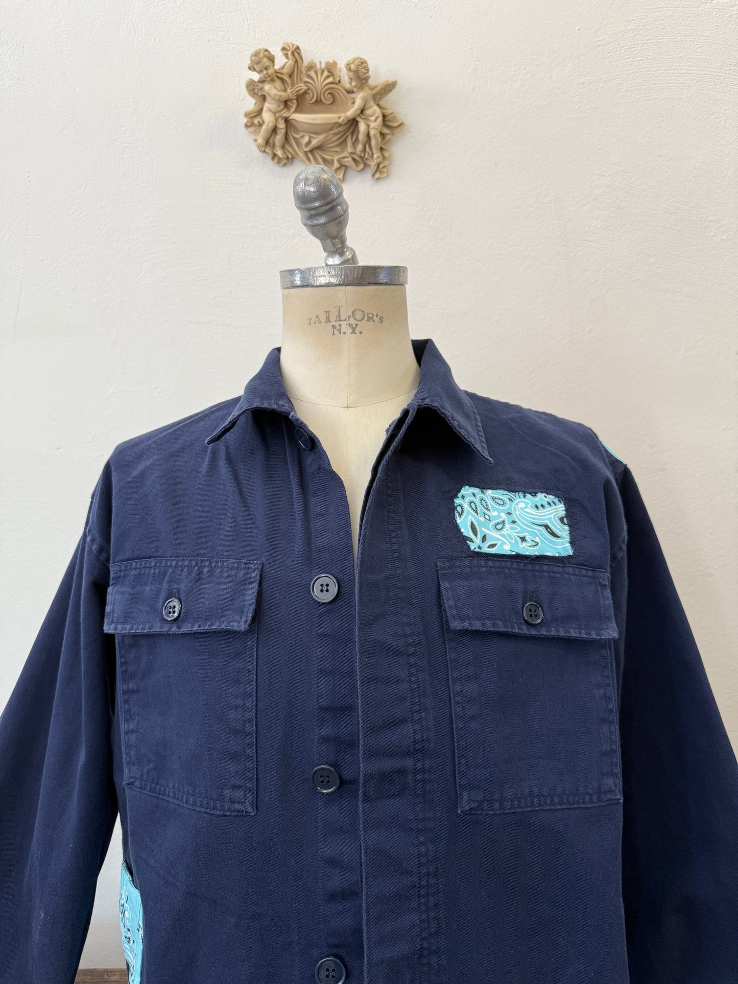 Vintage 90’s Bandana Workwear Jacket “L”