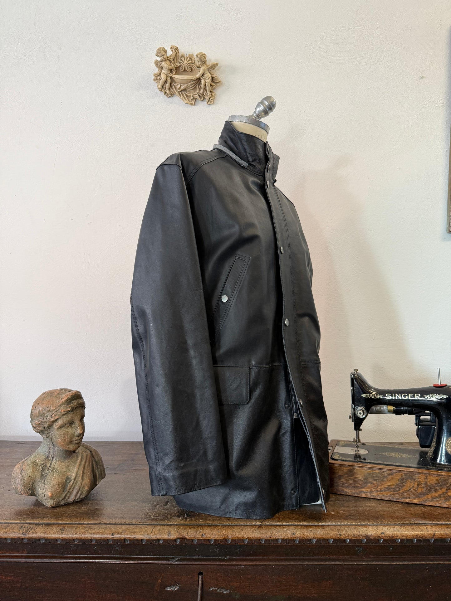 Vintage Leather Jacket “XL”