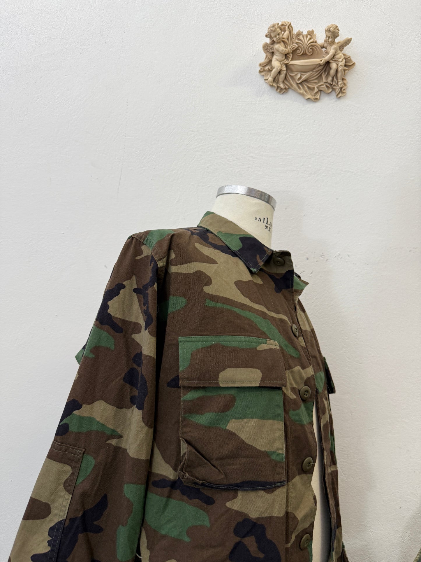 Vintage Woodland Jacket Us Army “M/L”