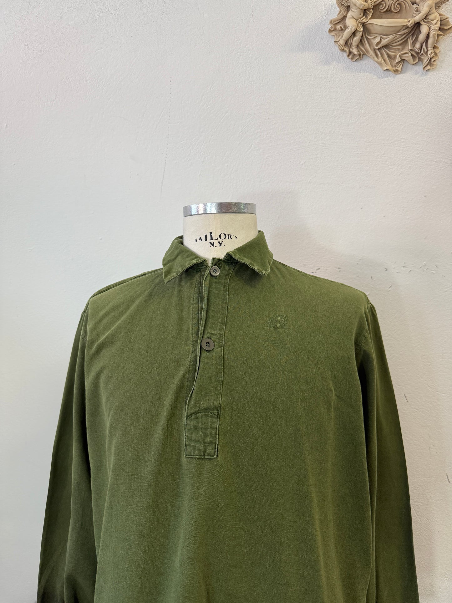 Vintage 80’s Swedish Army Shirt “L”