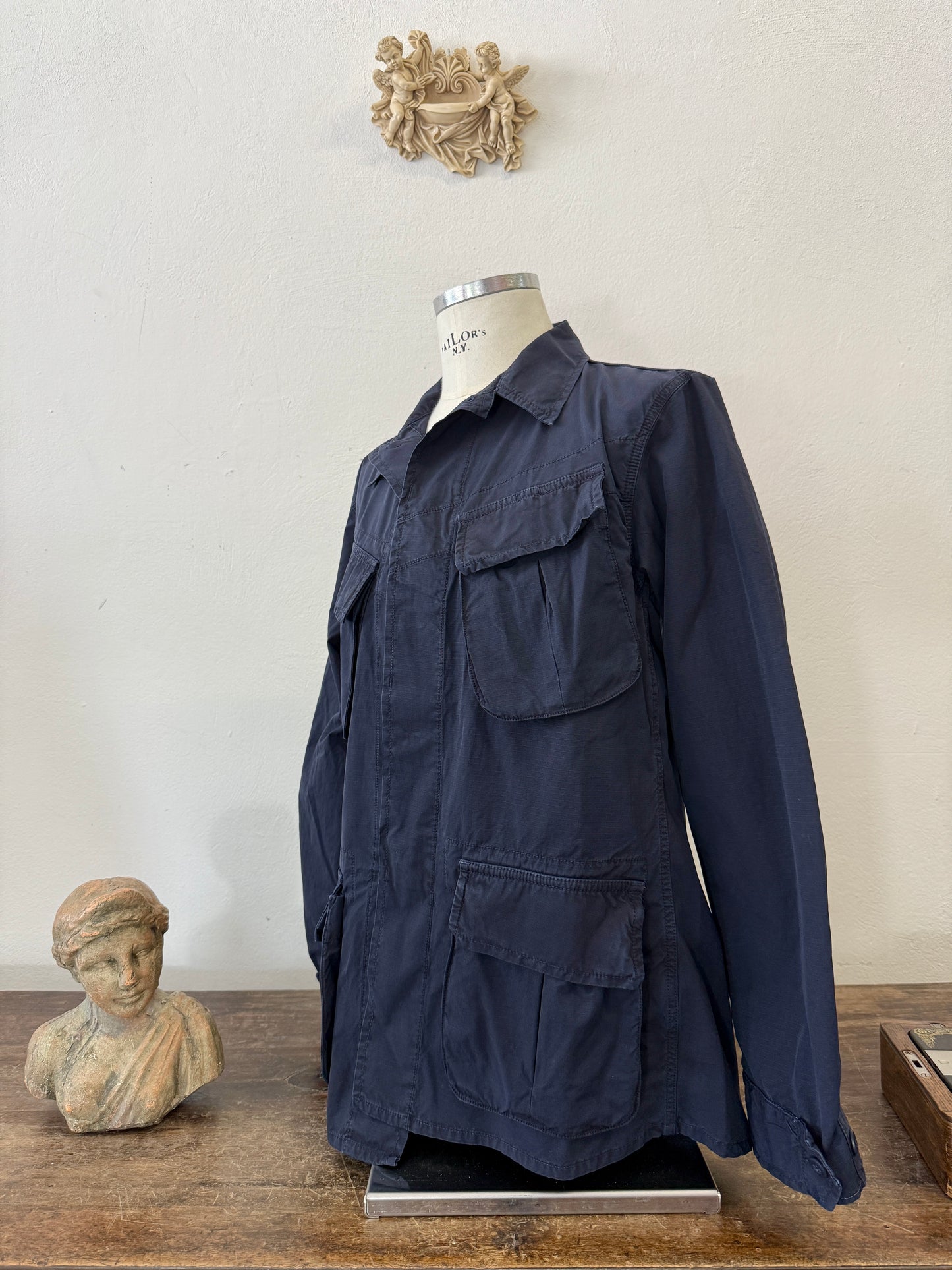 Jungle Jacket Blue Navy Intrepid Us Army Ripstop - Chesapeake’s