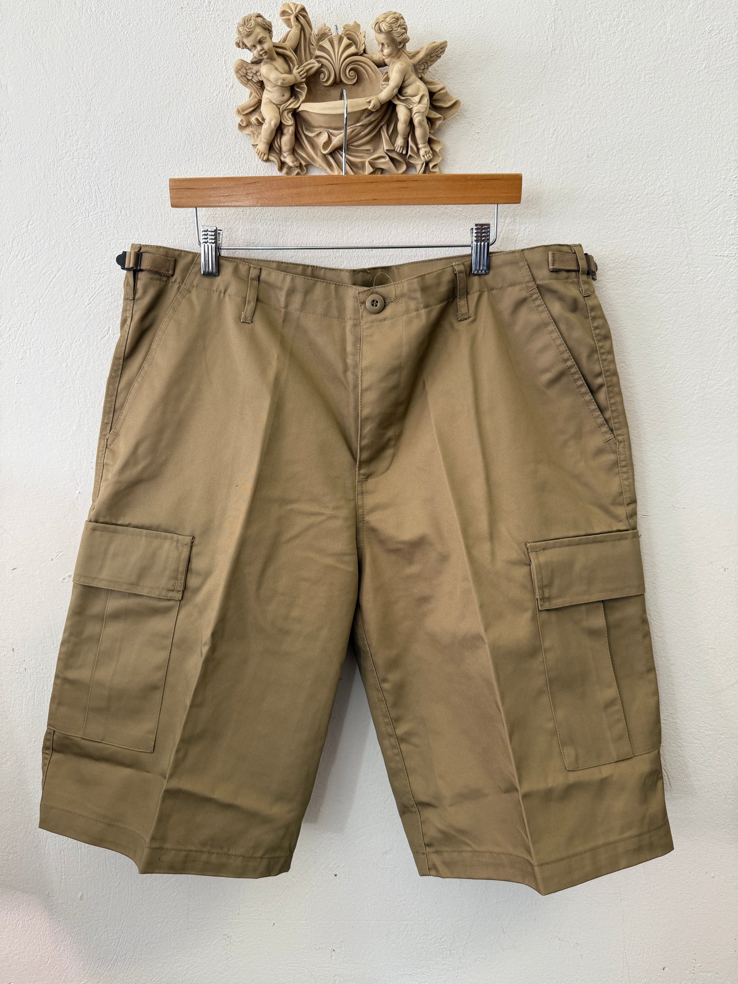 Beige Cargo Short