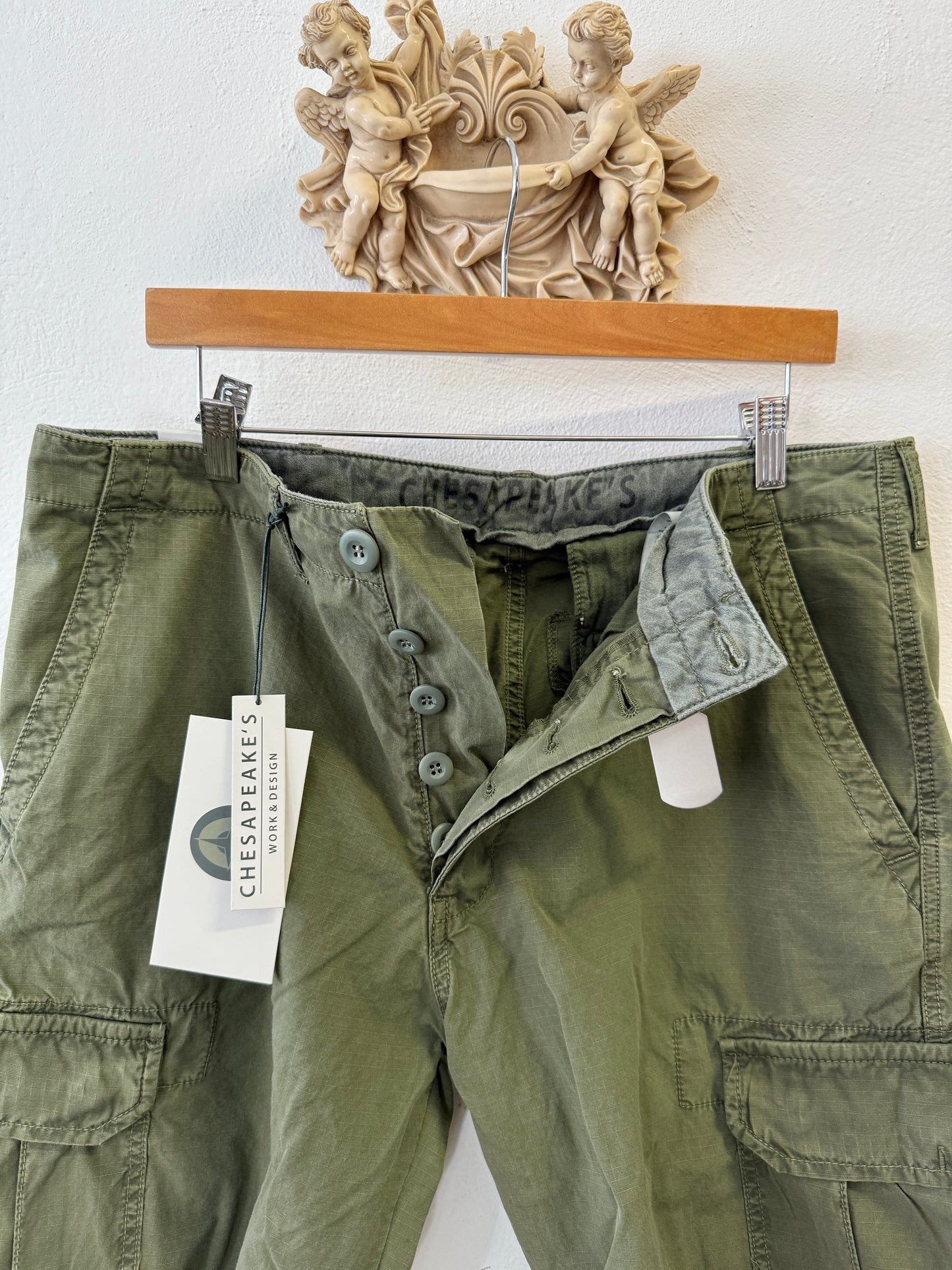 Cargo Short Barras Military Green - Chesapeakes