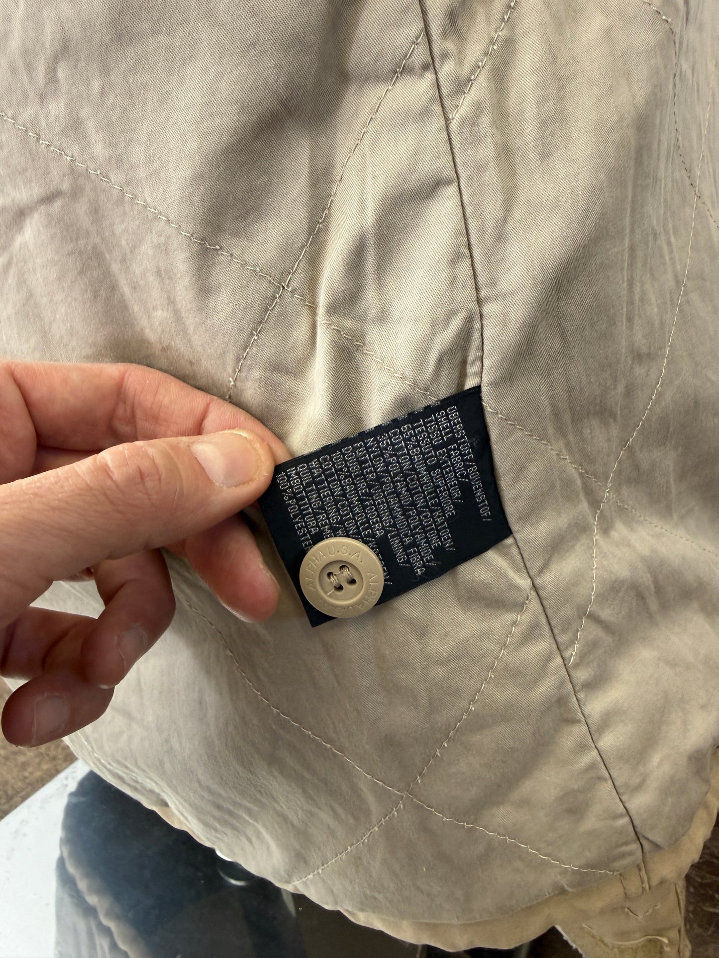 Khaki Field Jacket M65 Alpha Industries “M”