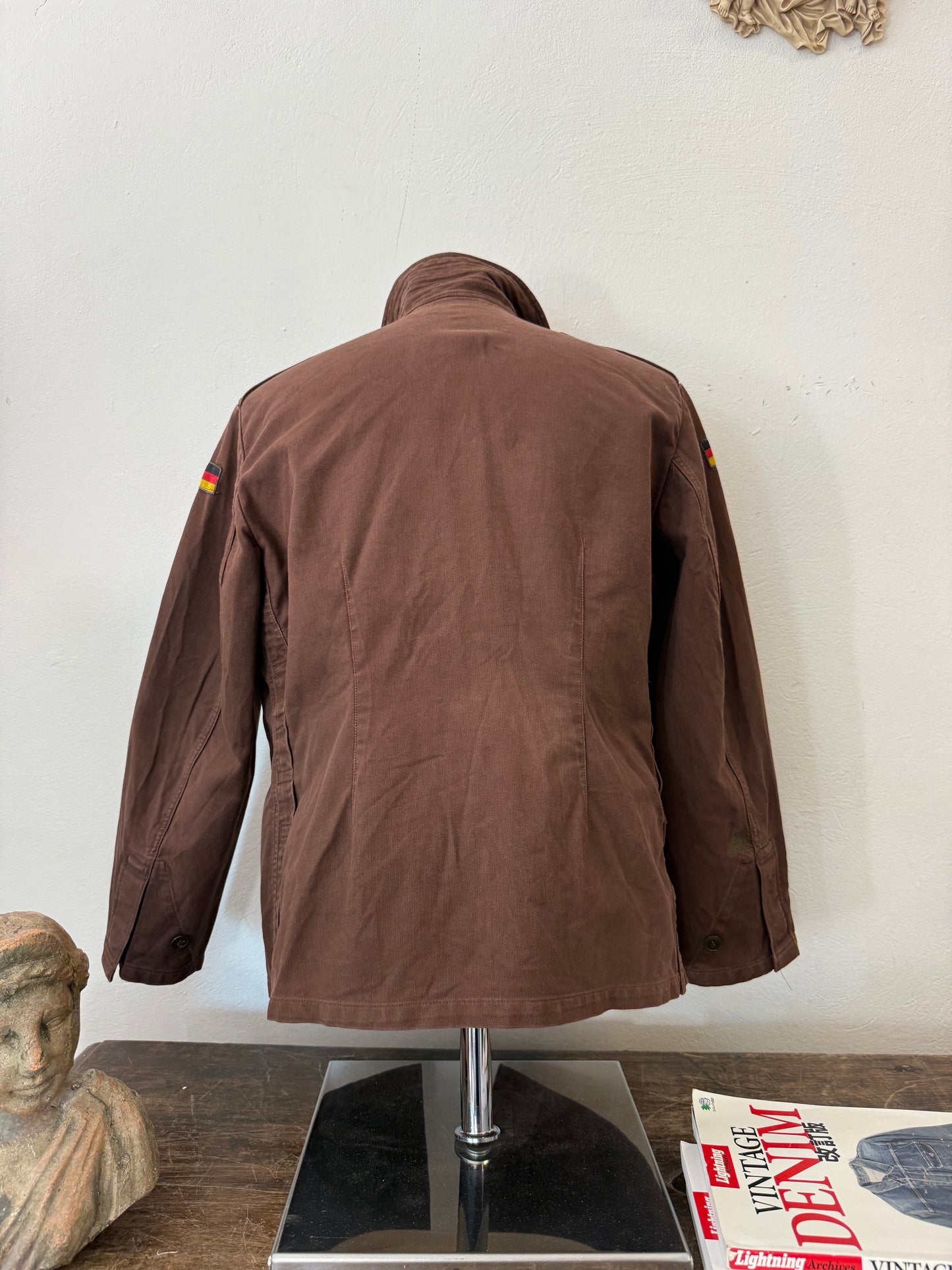 Vintage Moleskin German Army Jacket “S/M”
