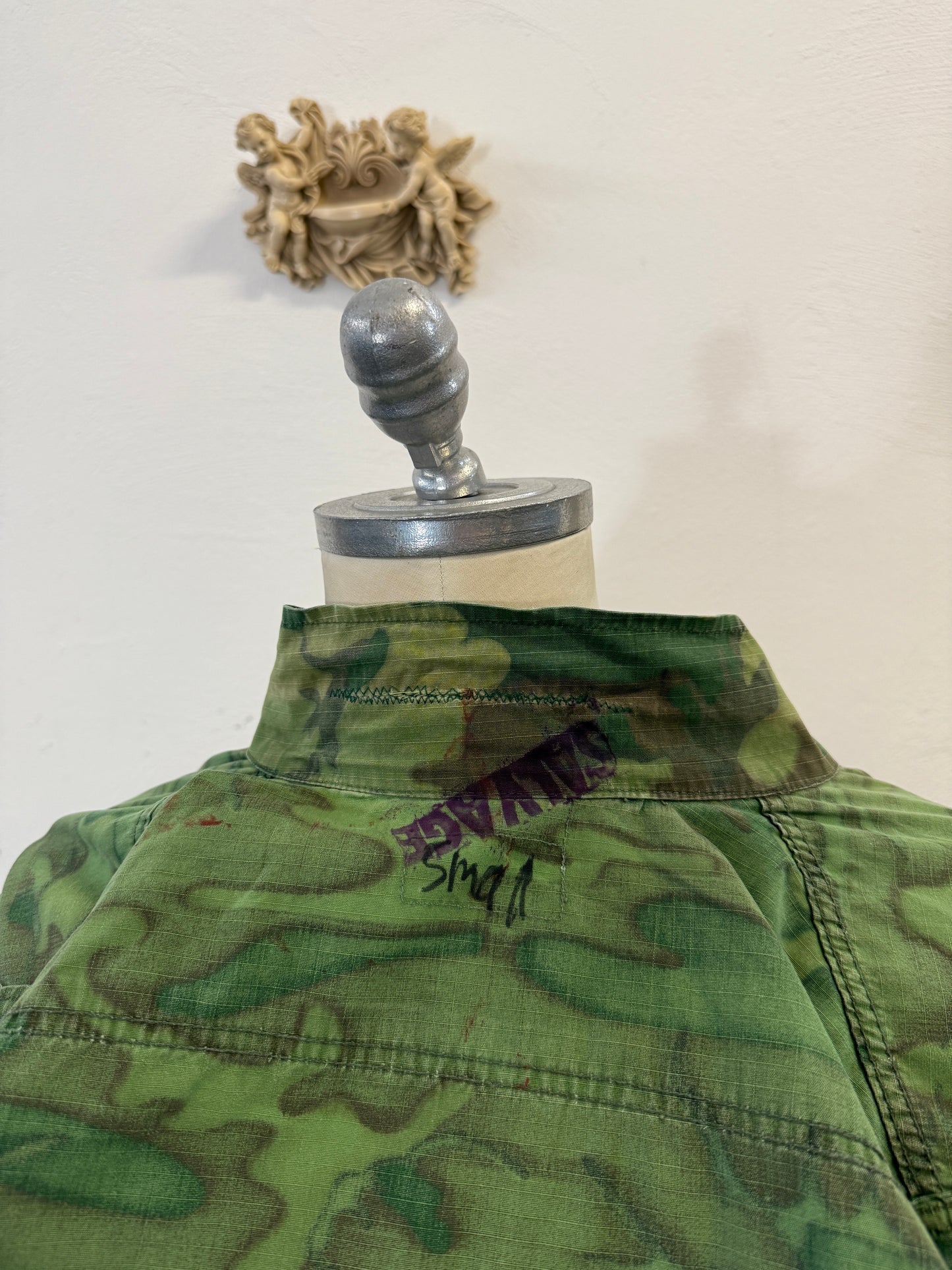Vintage Woodland Jacket Rip Stop Us Army “S”