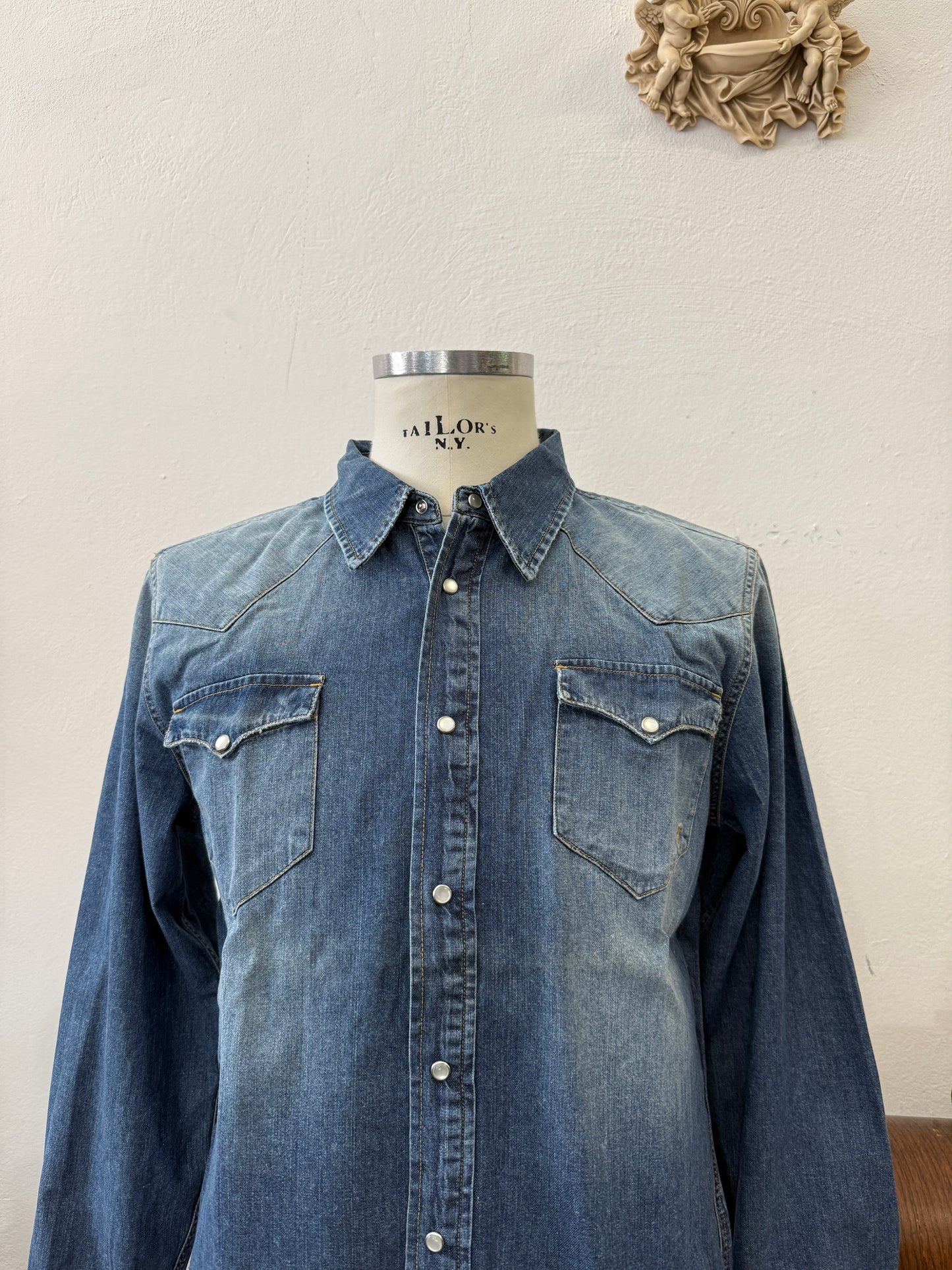 Western “Jeckerson” Denim Shirt - S, M, L