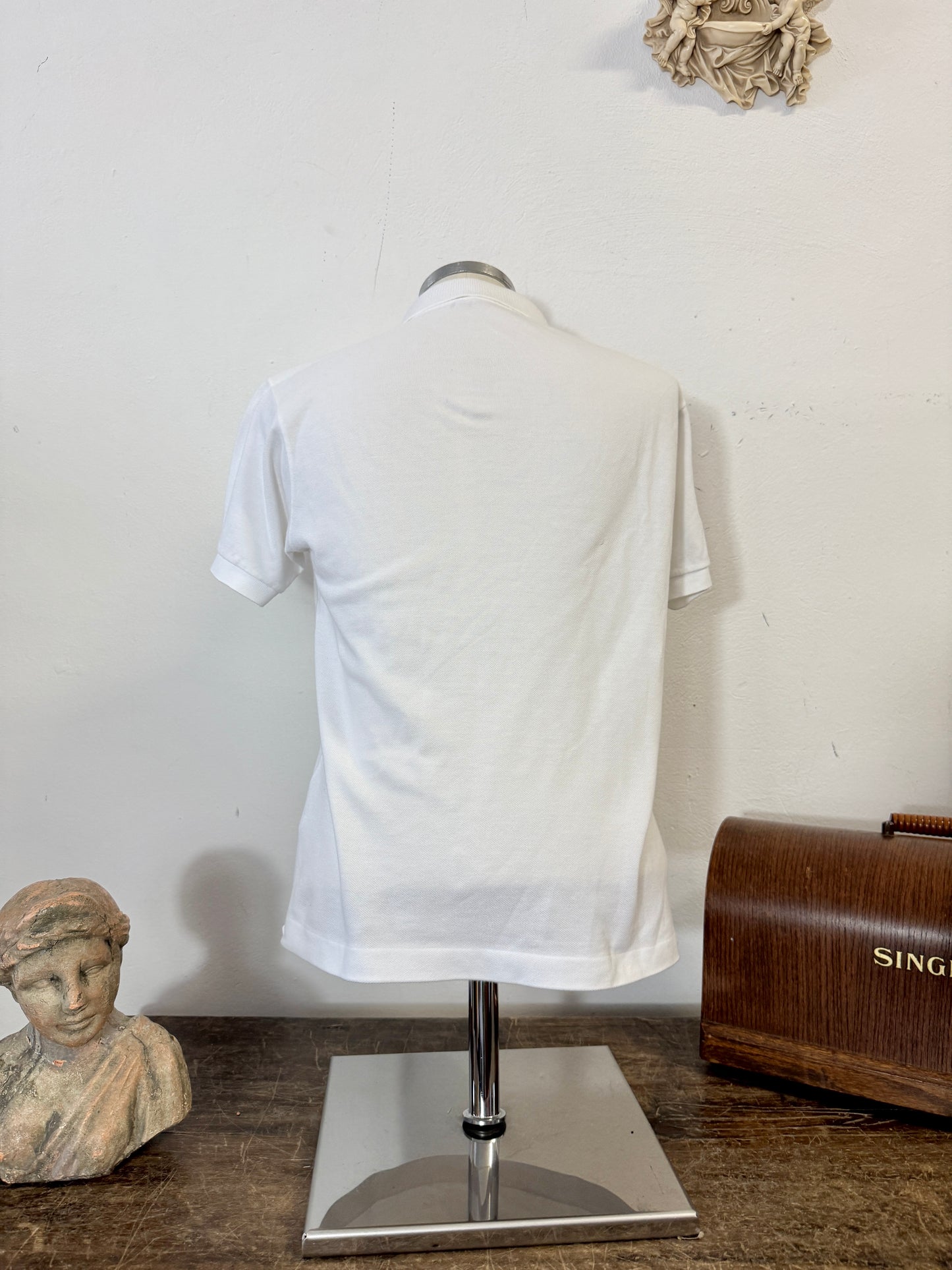 White Polo Lacoste “S”