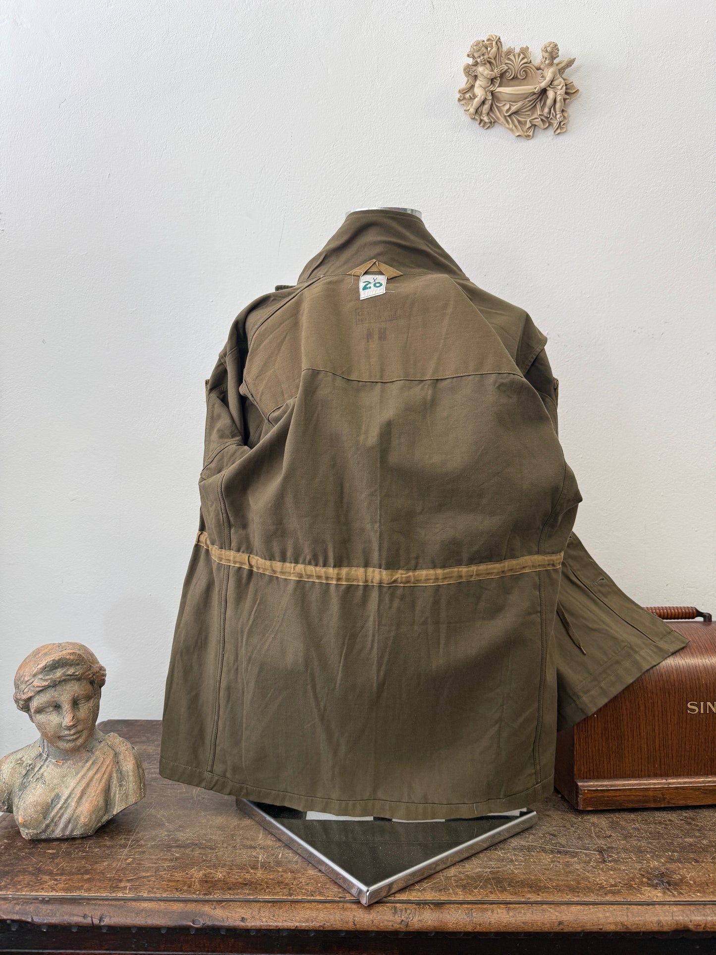 Vintage 50’s French Army Jacket M47 “L”