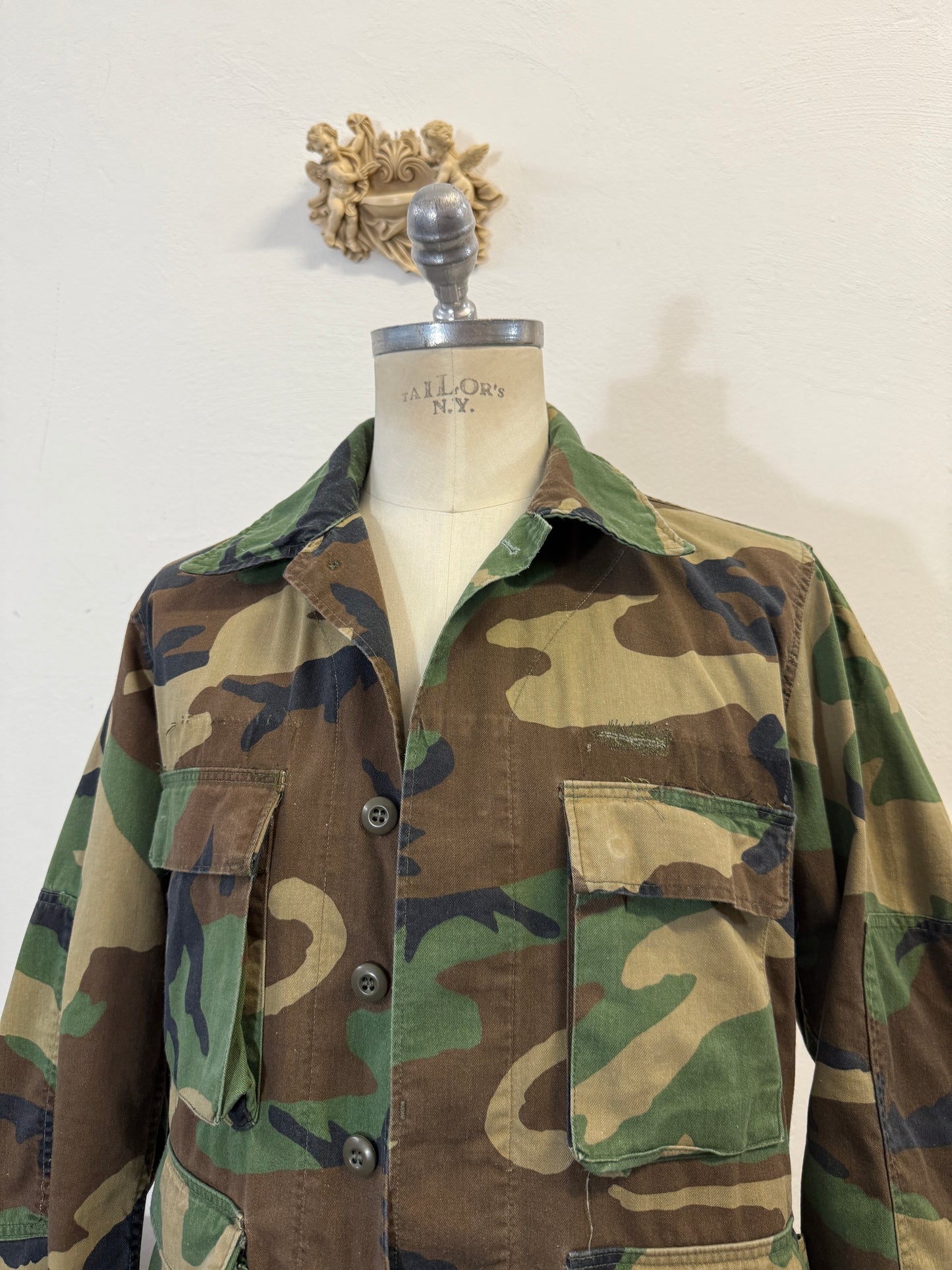 Vintage Woodland Jacket Us Army “M”