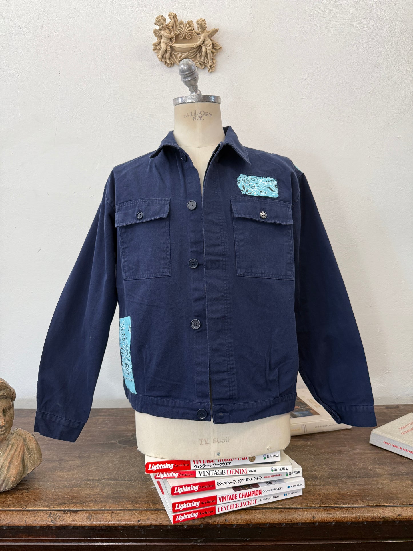 Vintage 90’s Bandana Workwear Jacket “L”