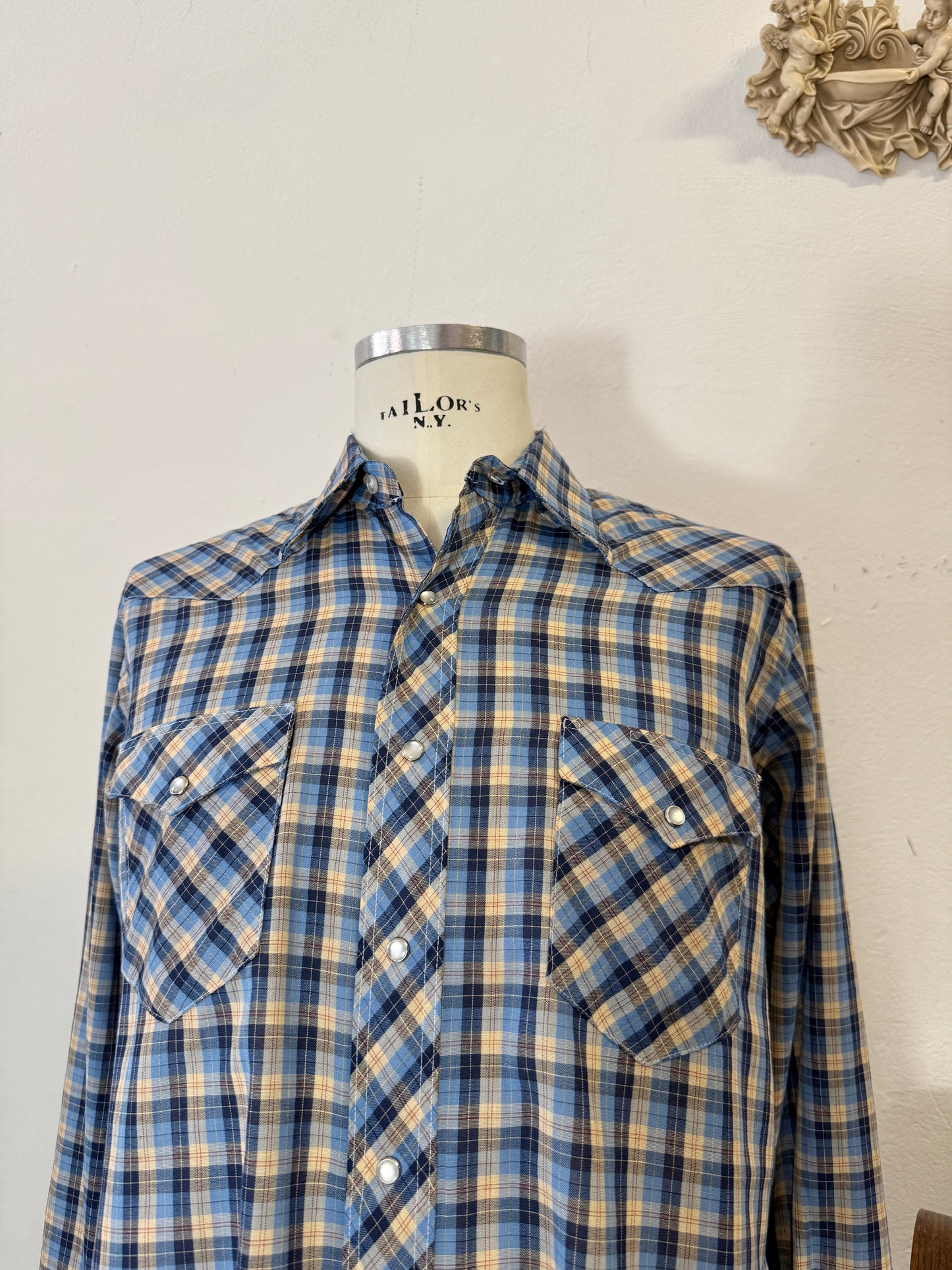 Vintage 80’s Western Wrangler Shirt “L/XL”