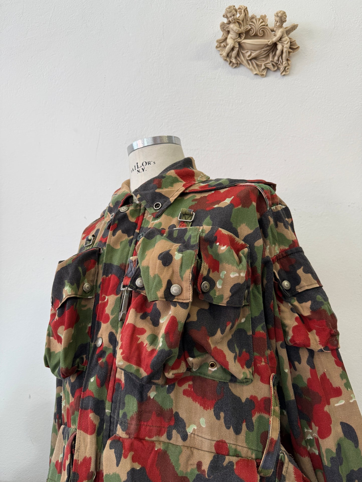 Vintage Swiss Army Camo Jacket M70 “L”
