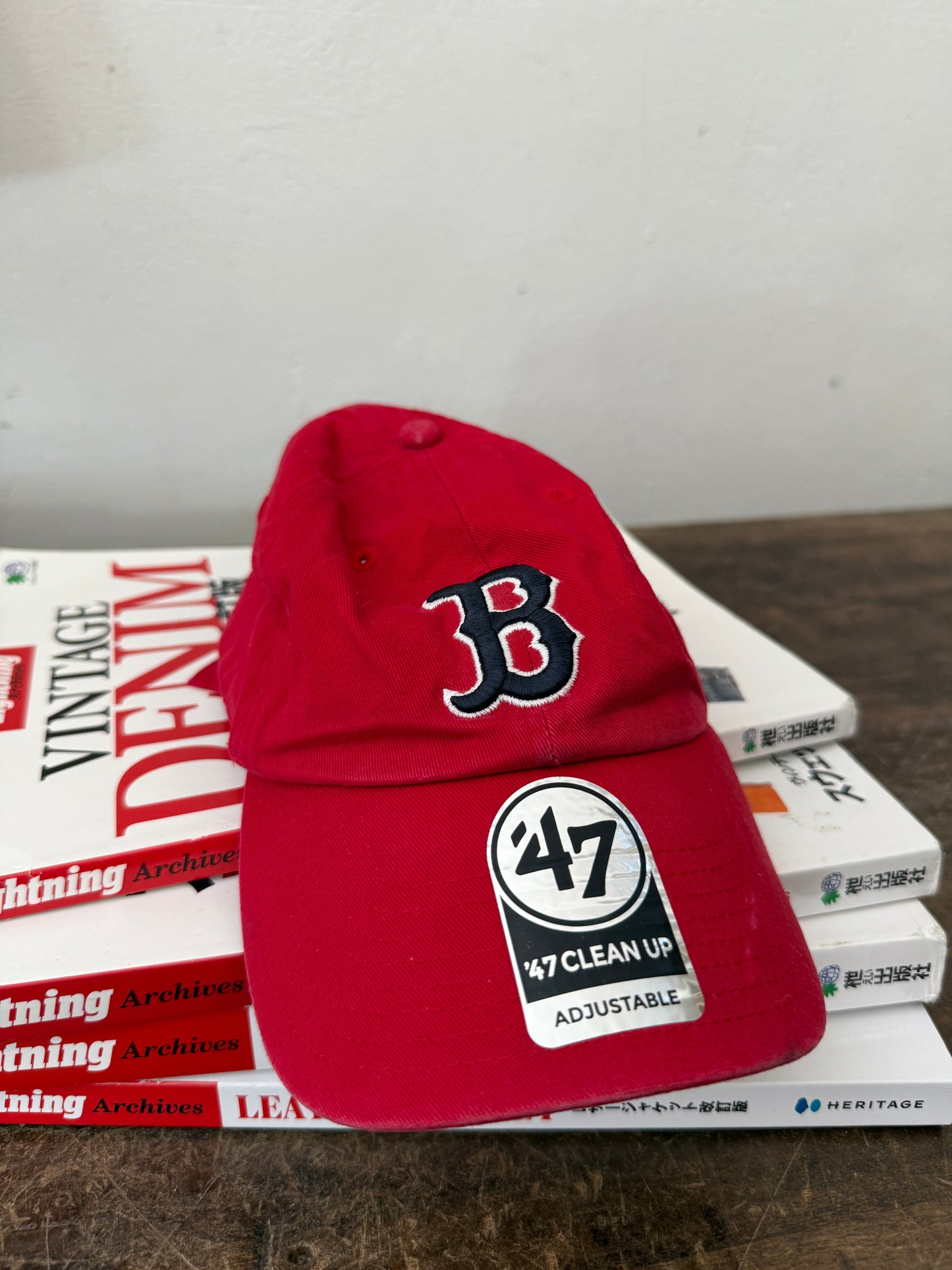 Red Boston Cap 47