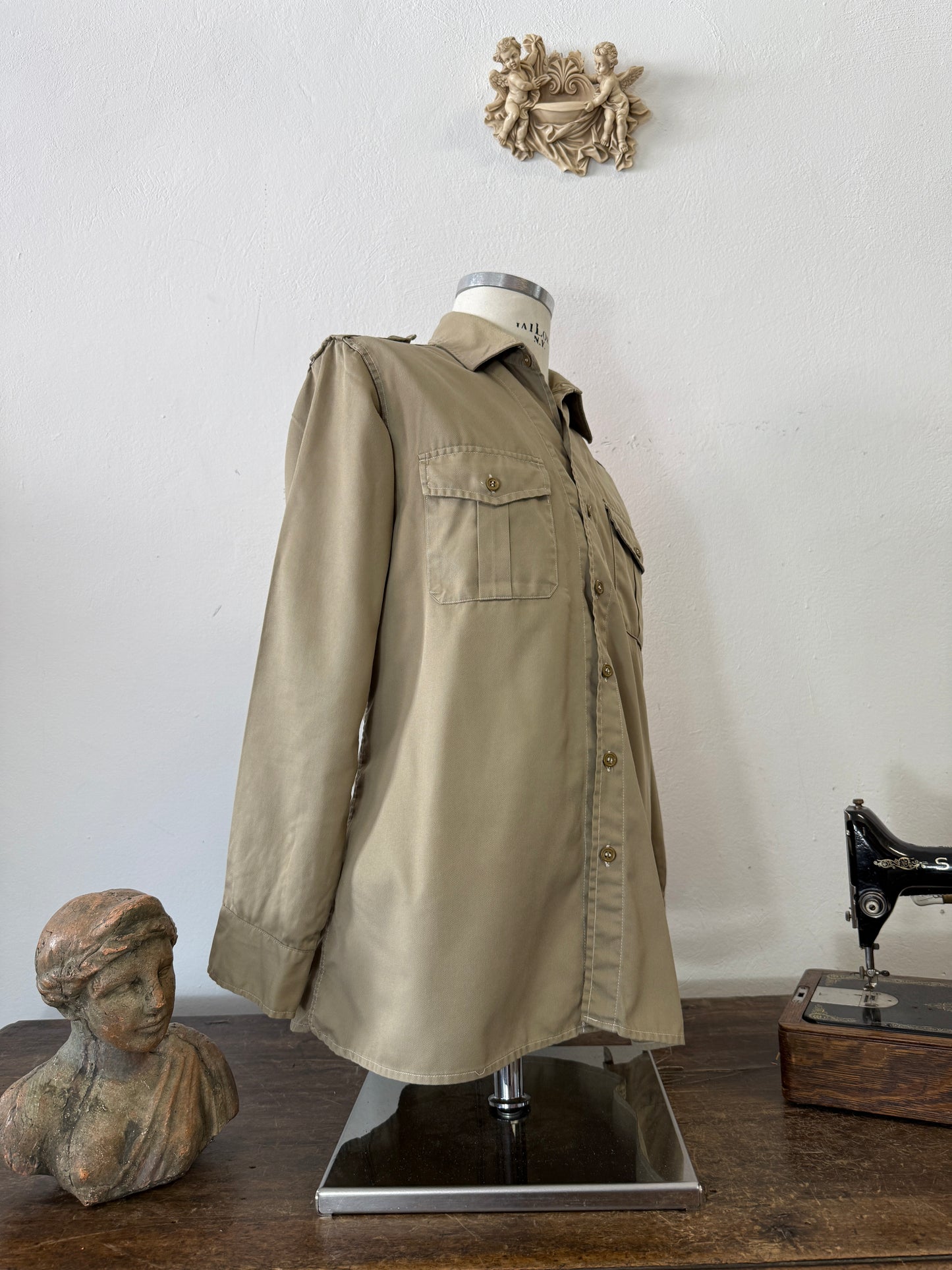 Vintage Italian Army Shirt “S/M”