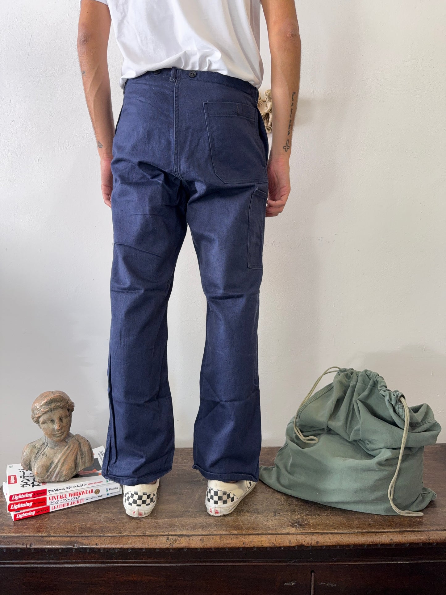 Vintage German Army Work Pants “W35”