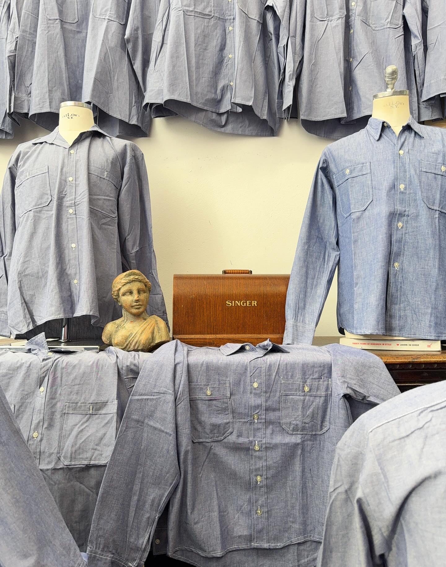 German Navy Chambray Shirt