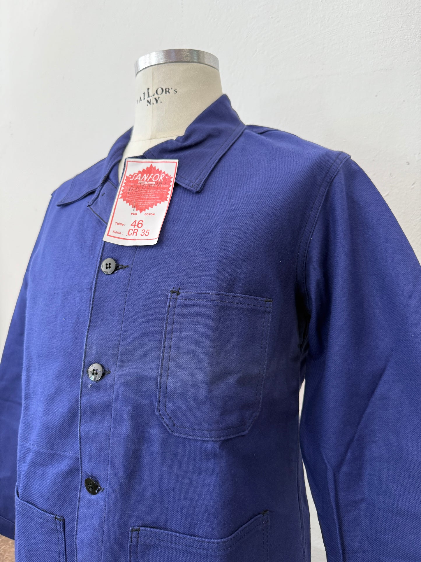 Vintage Sanforized 70’s French Work Jacket “M”