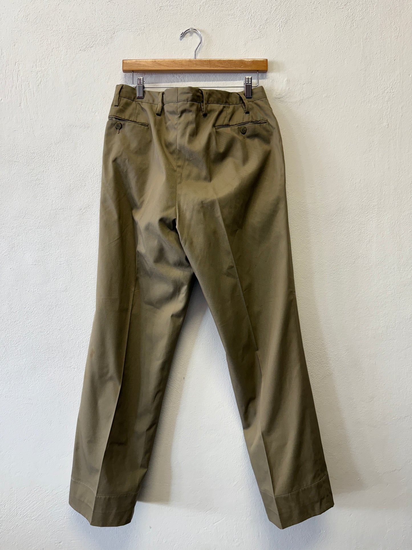 Vintage 70’s Italian Army Chino Pants “W33”