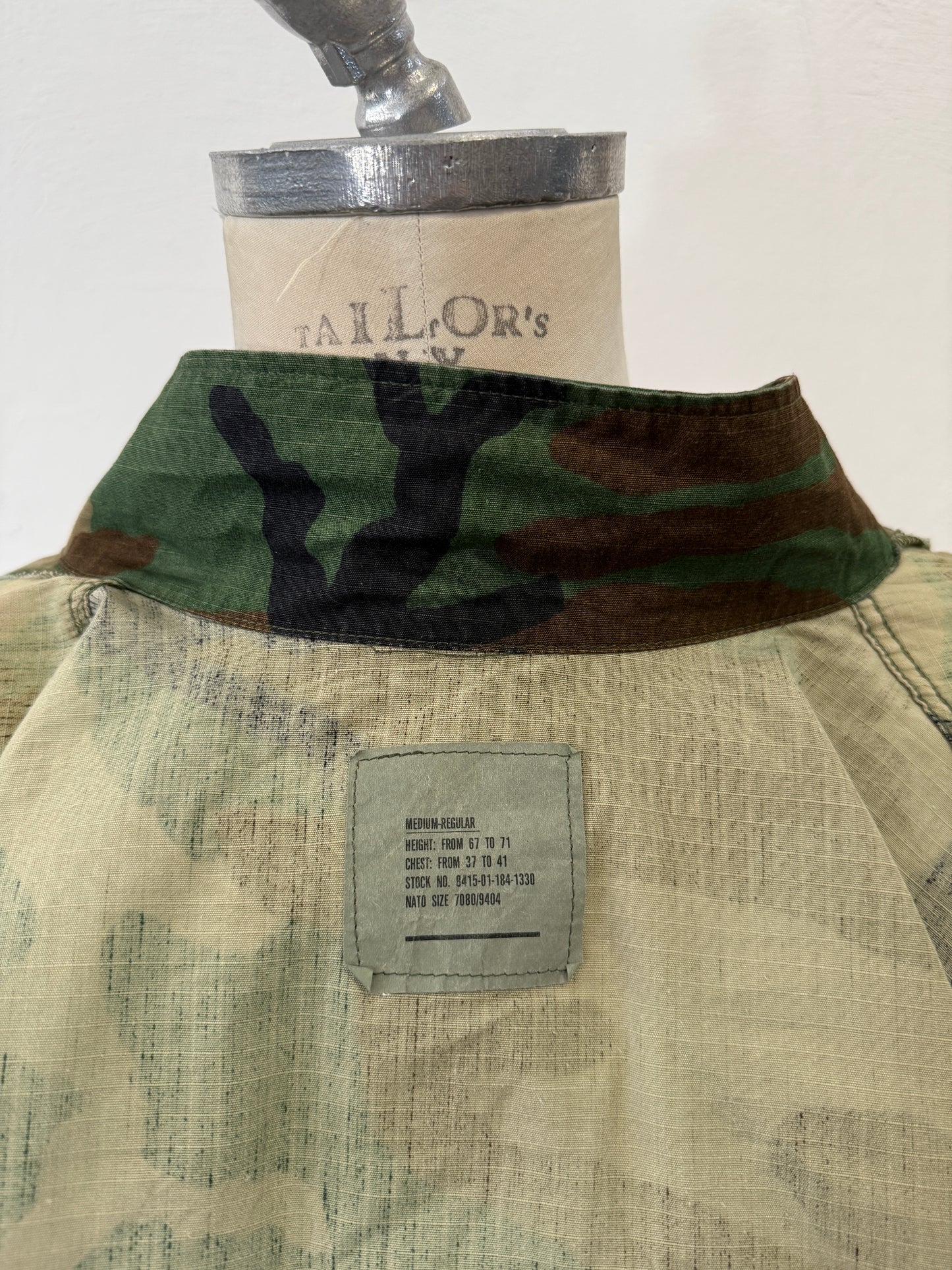 Vintage Woodland Jacket Rip Stop Us Army “L”