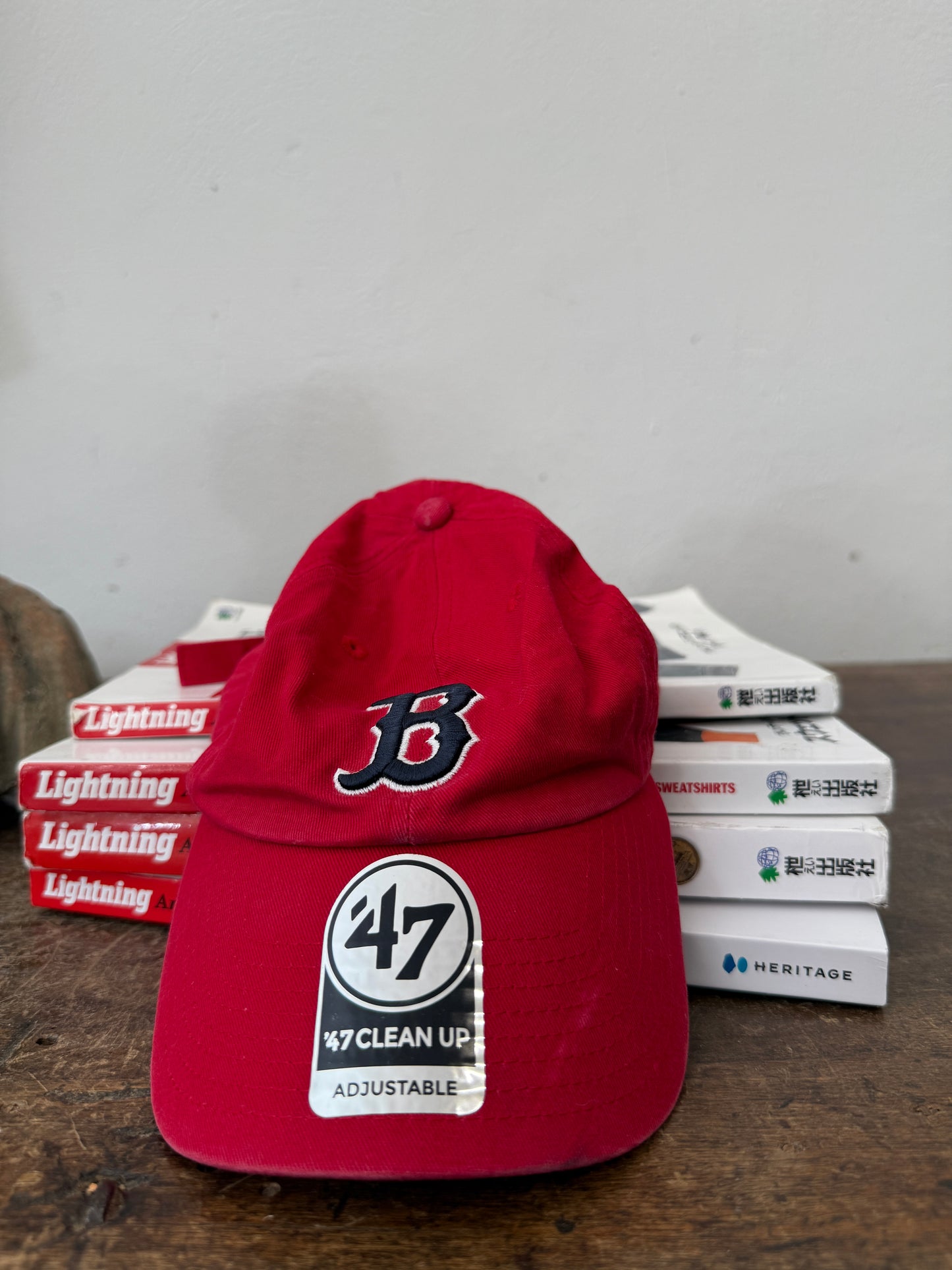 Red Boston Cap 47