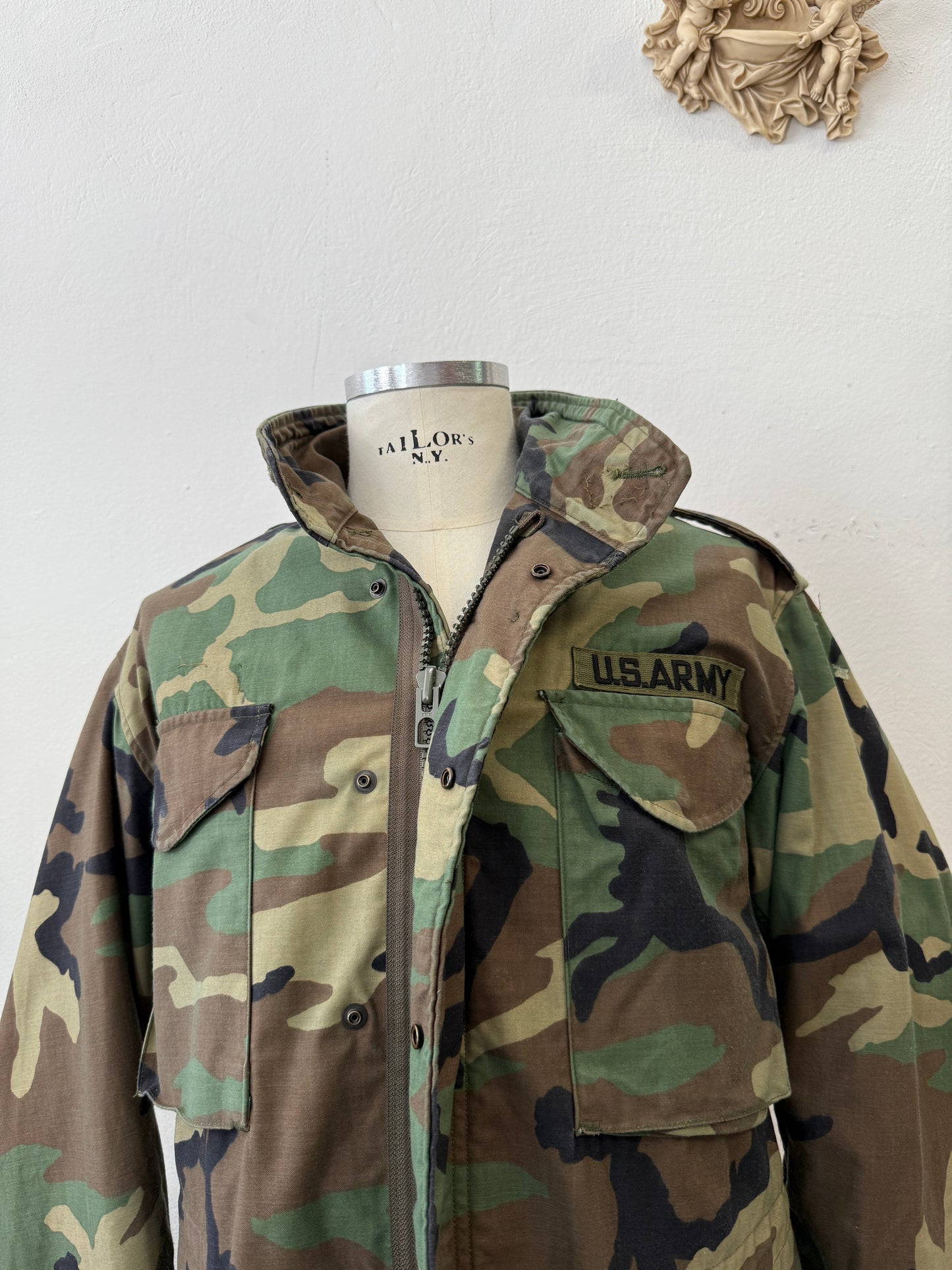 Vintage Woodland Field Jacket M65 Us Army “L”