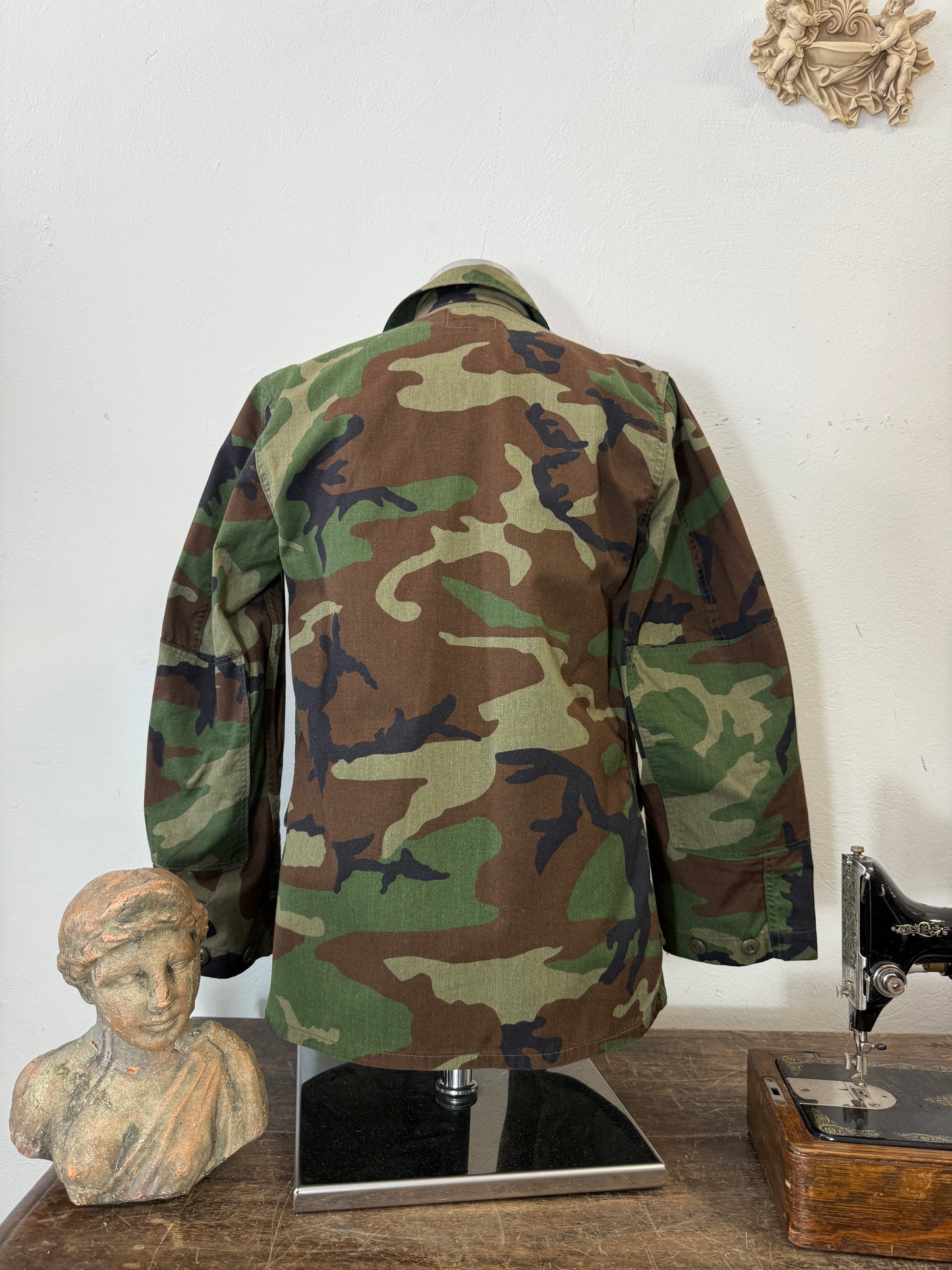 Vintage Woodland Camo Jacket Us Army “S”