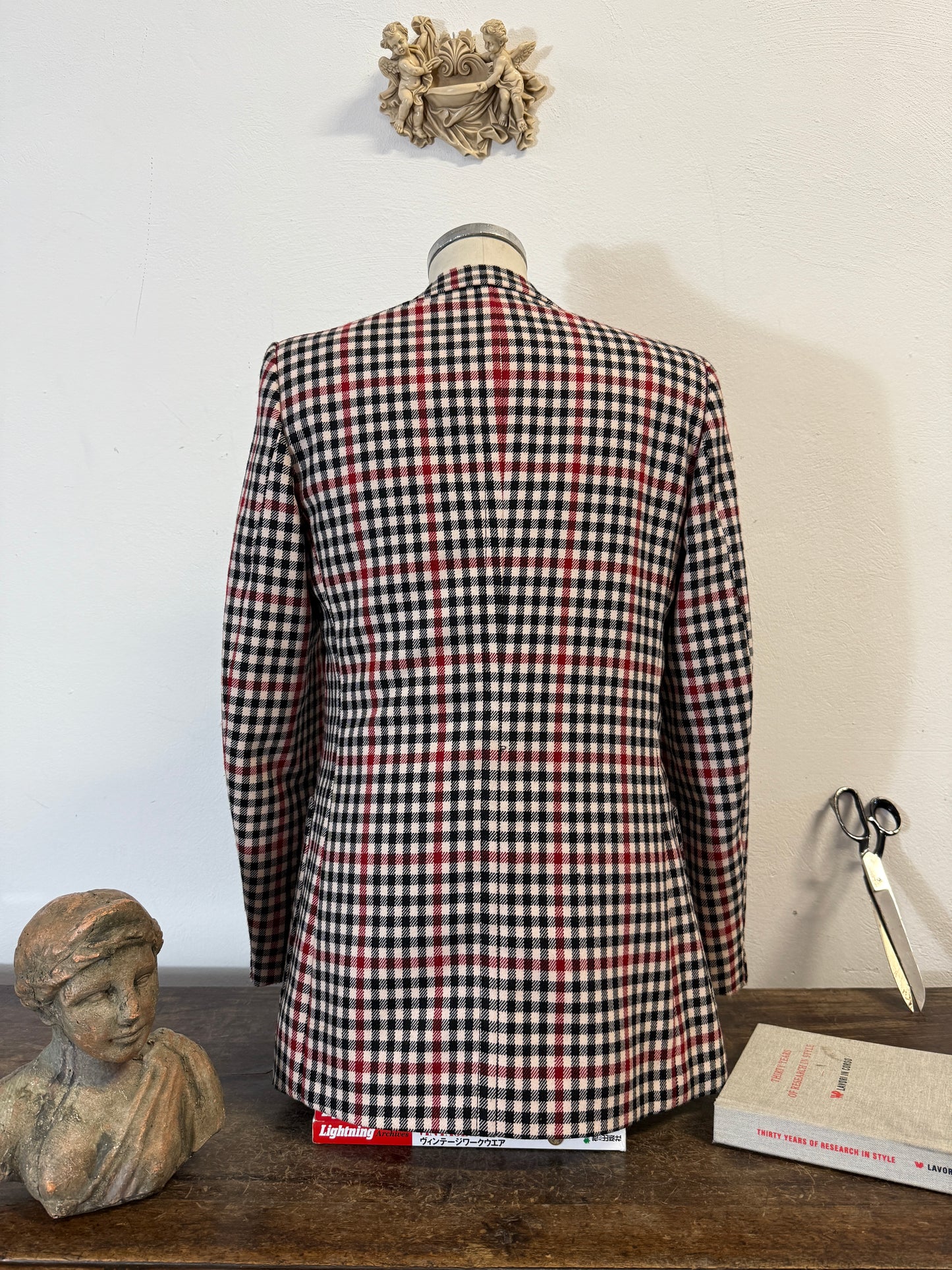 Vintage Checkered Wool Jacket “M/L”