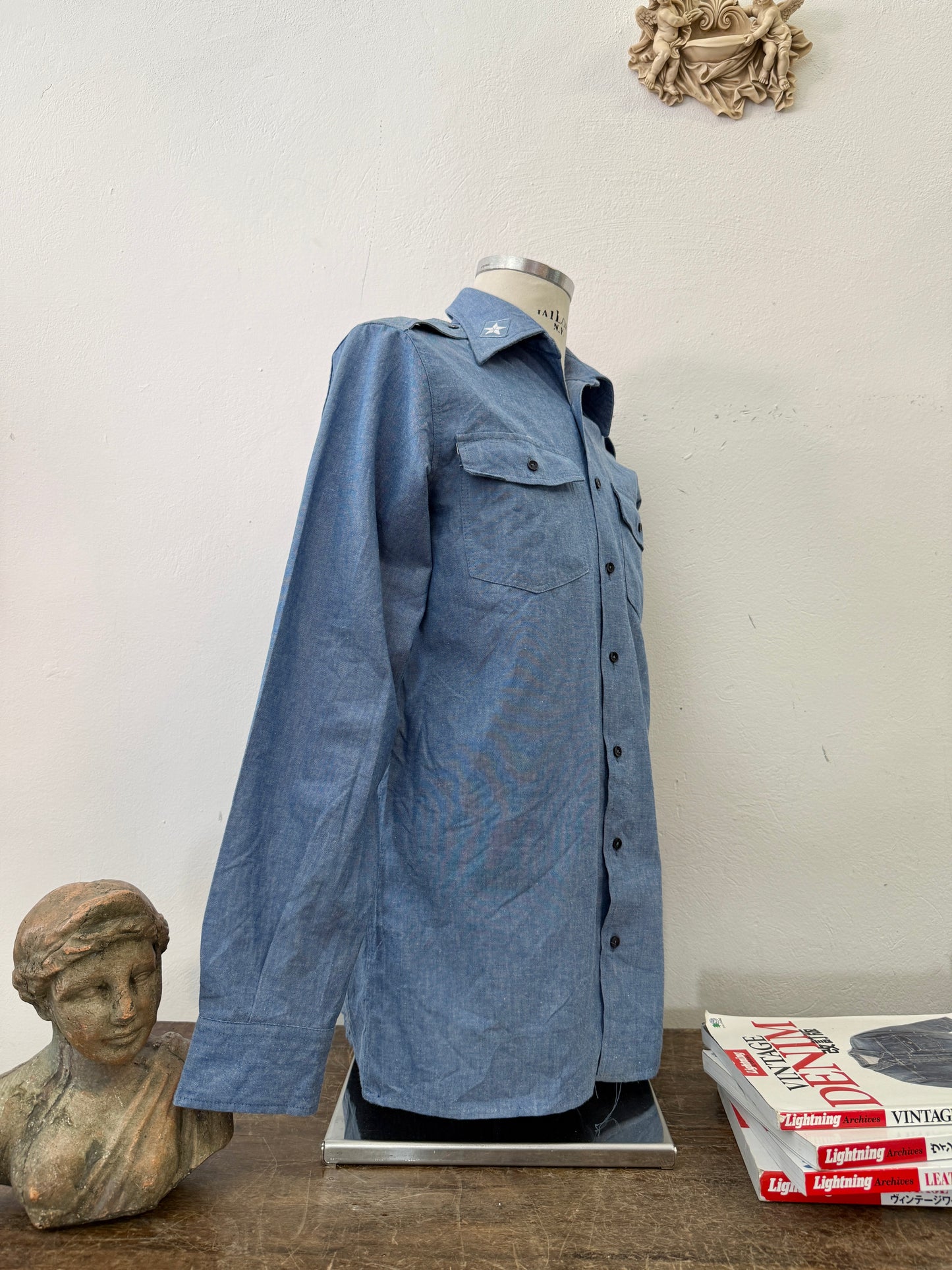 Vintage 90’s Italian Navy Shirt “L”