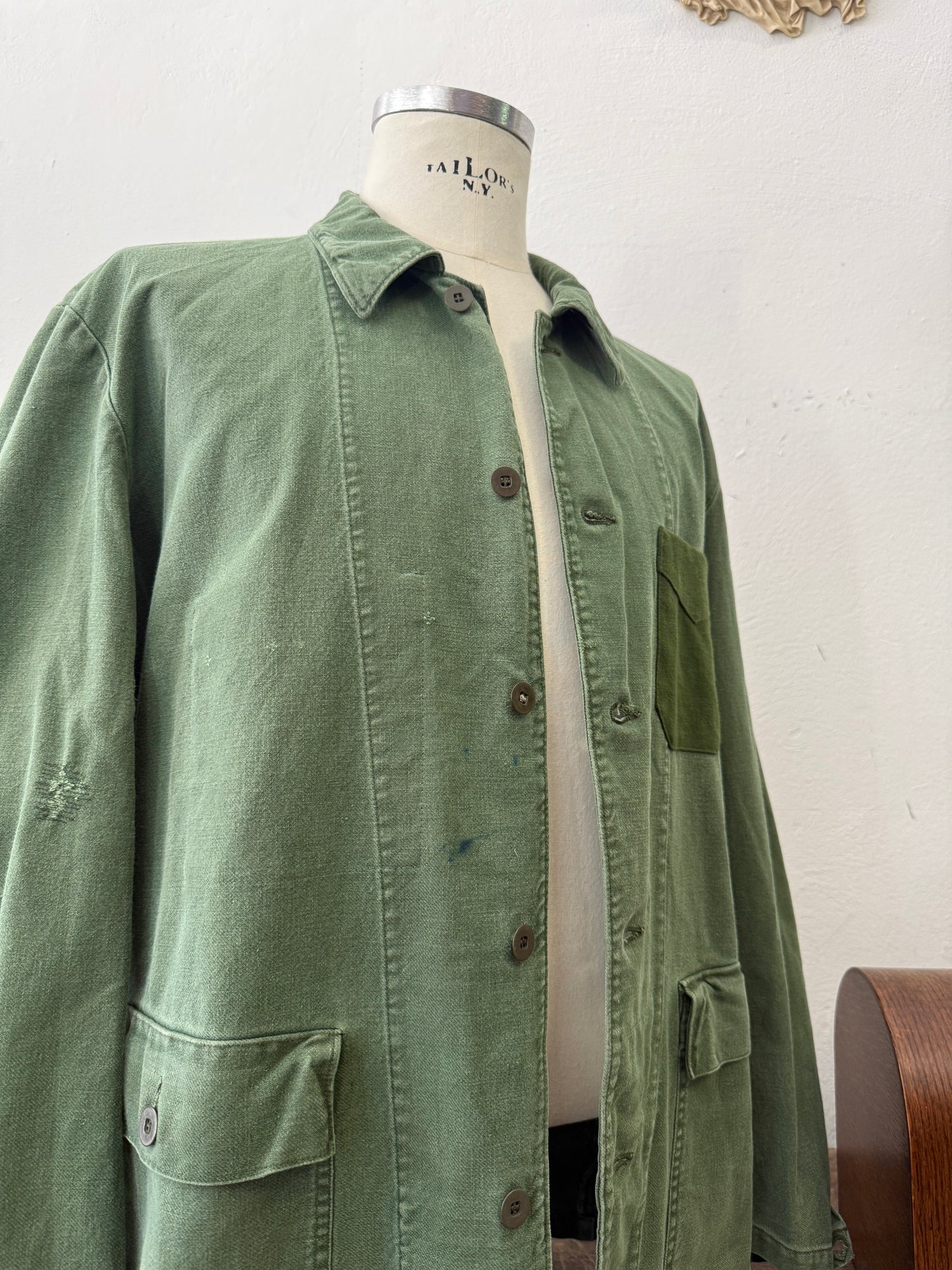Vintage 70/80’s Swedish Army Jacket - Rework “L/XL”