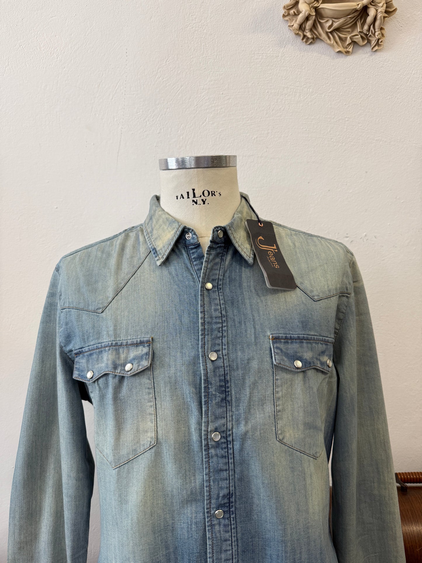 Western “Jeckerson” Denim Shirt - S, M, L
