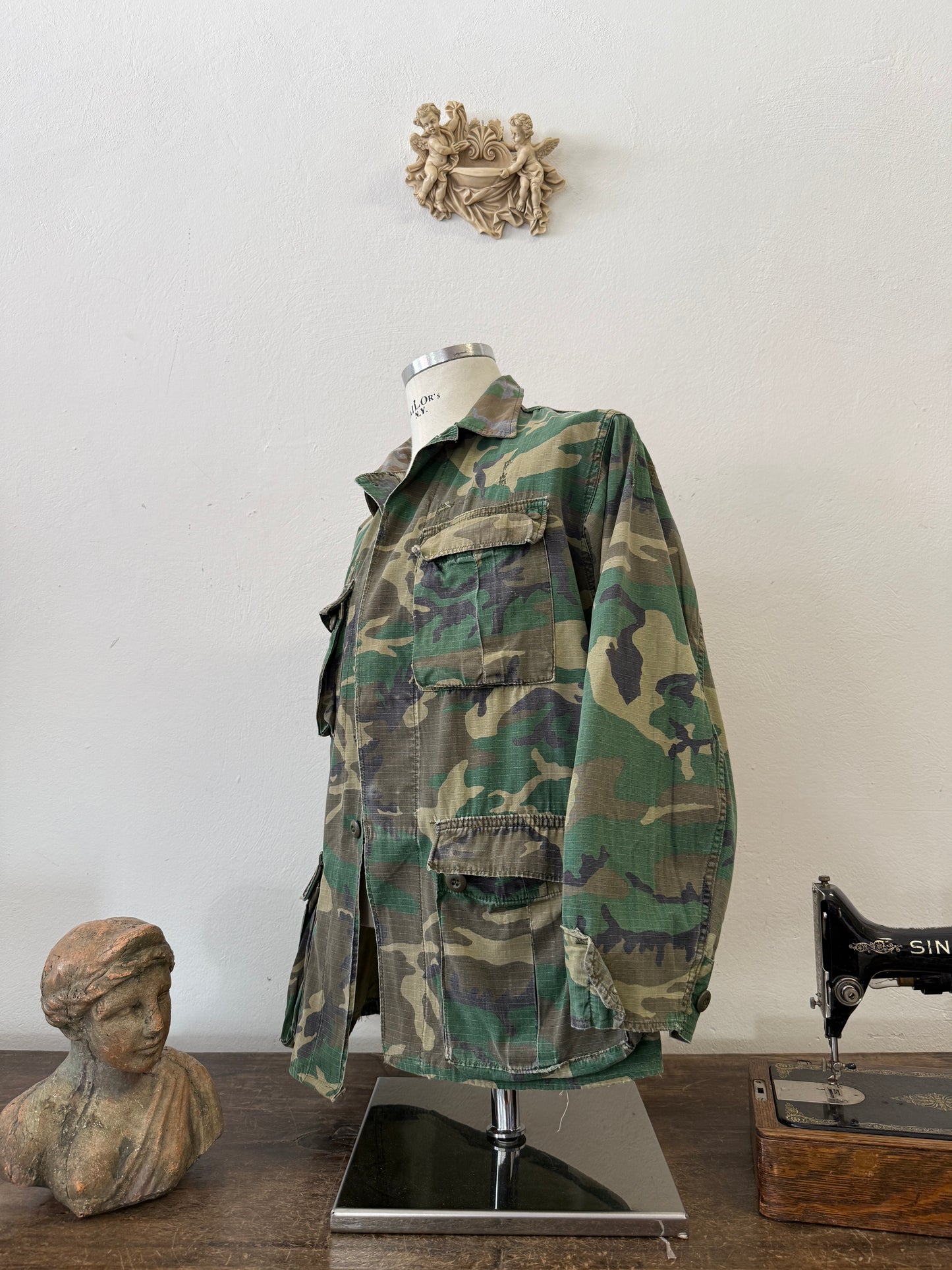 Vintage BDU Camo Jacket Ripstop “S”