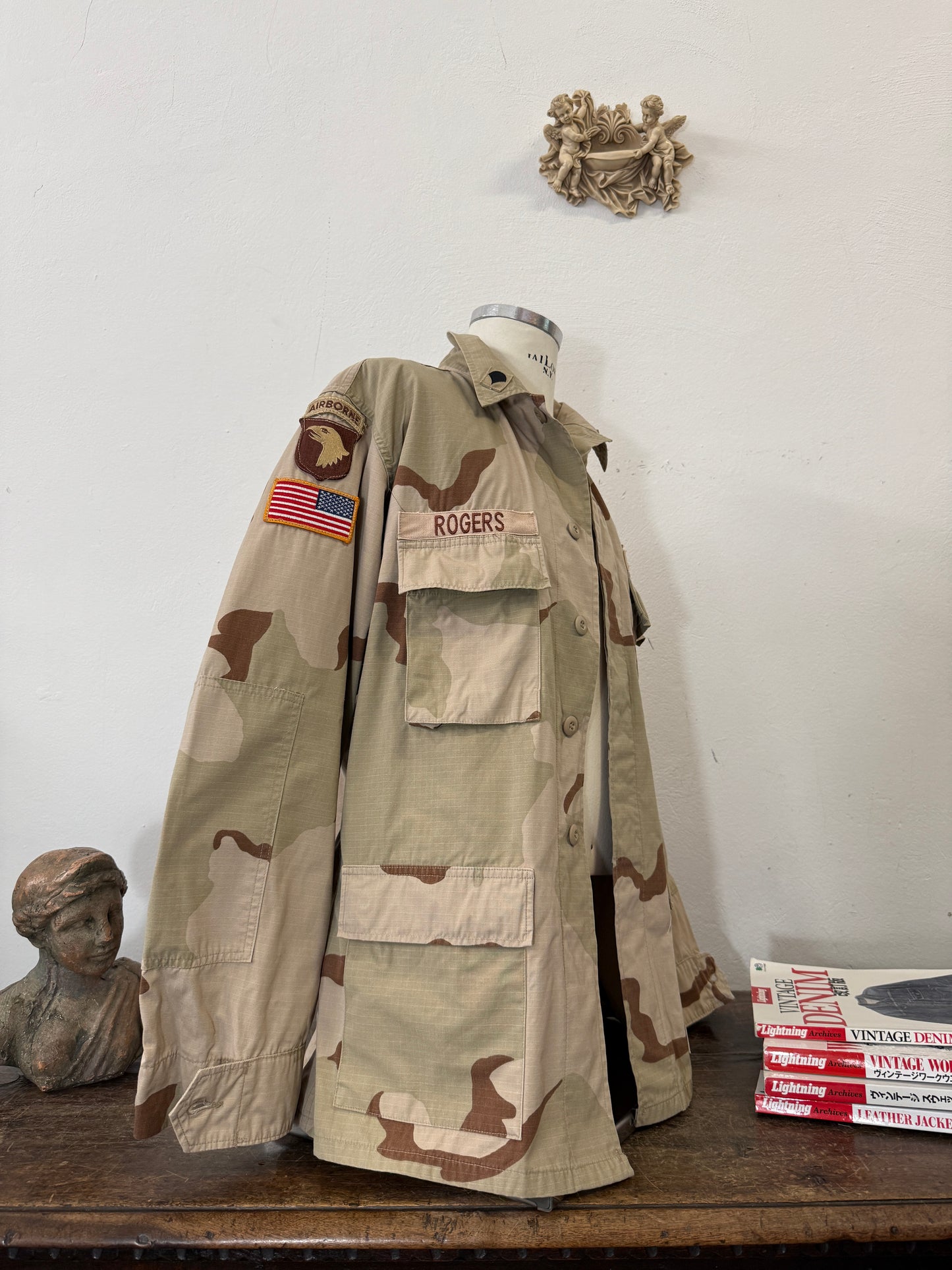 Vintage Us Army Desert Camo Jacket Rip Stop“XL”