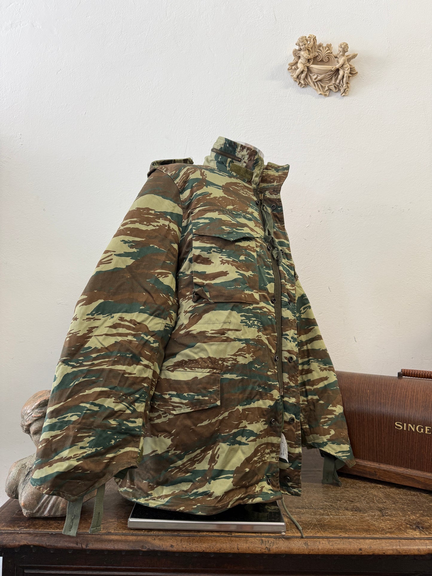 Vintage Greek Army Field Jacket M65 With Liner “L/XL”