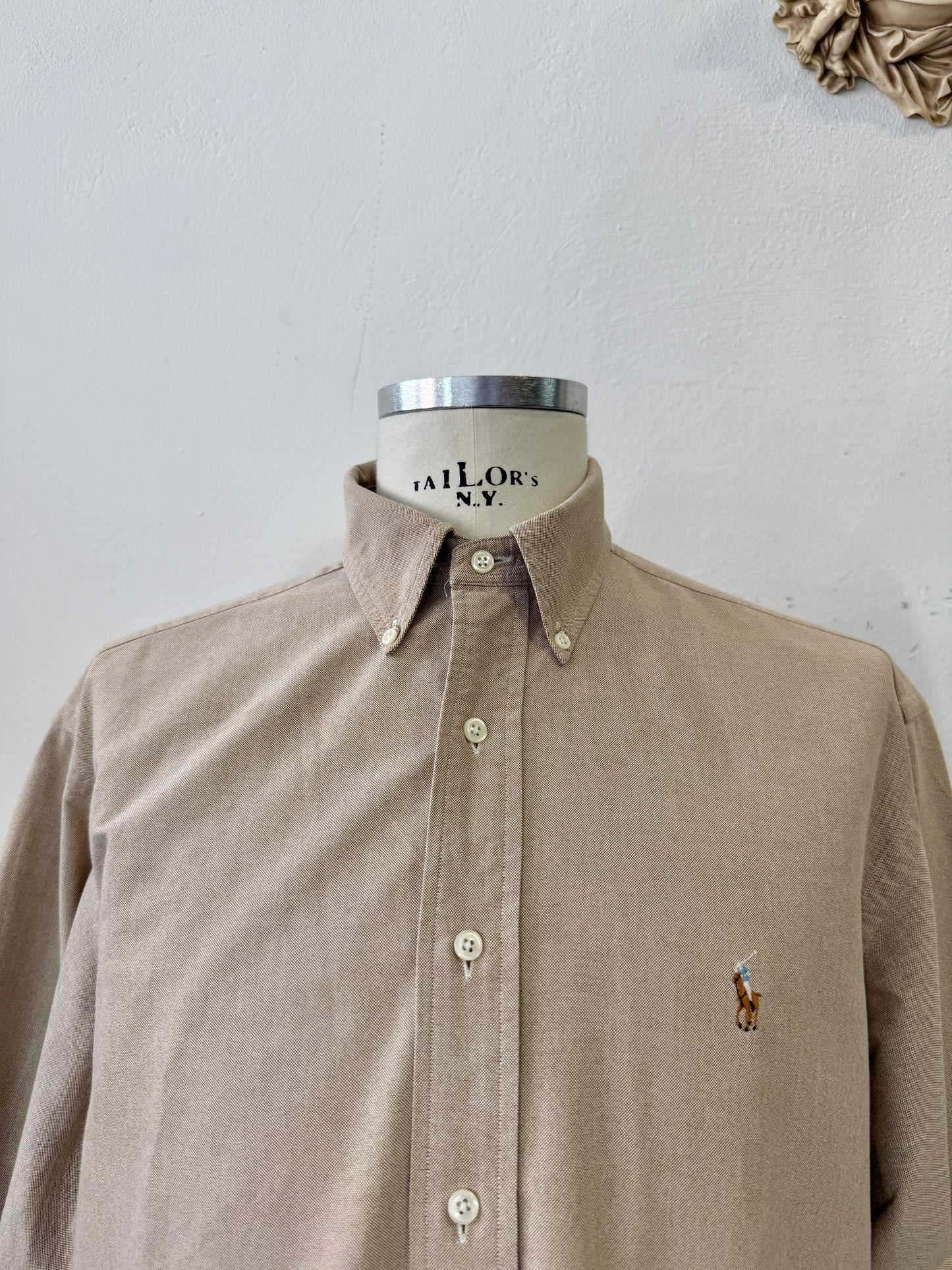 Vintage Ralph Lauren Shirt - Sand Color “L”