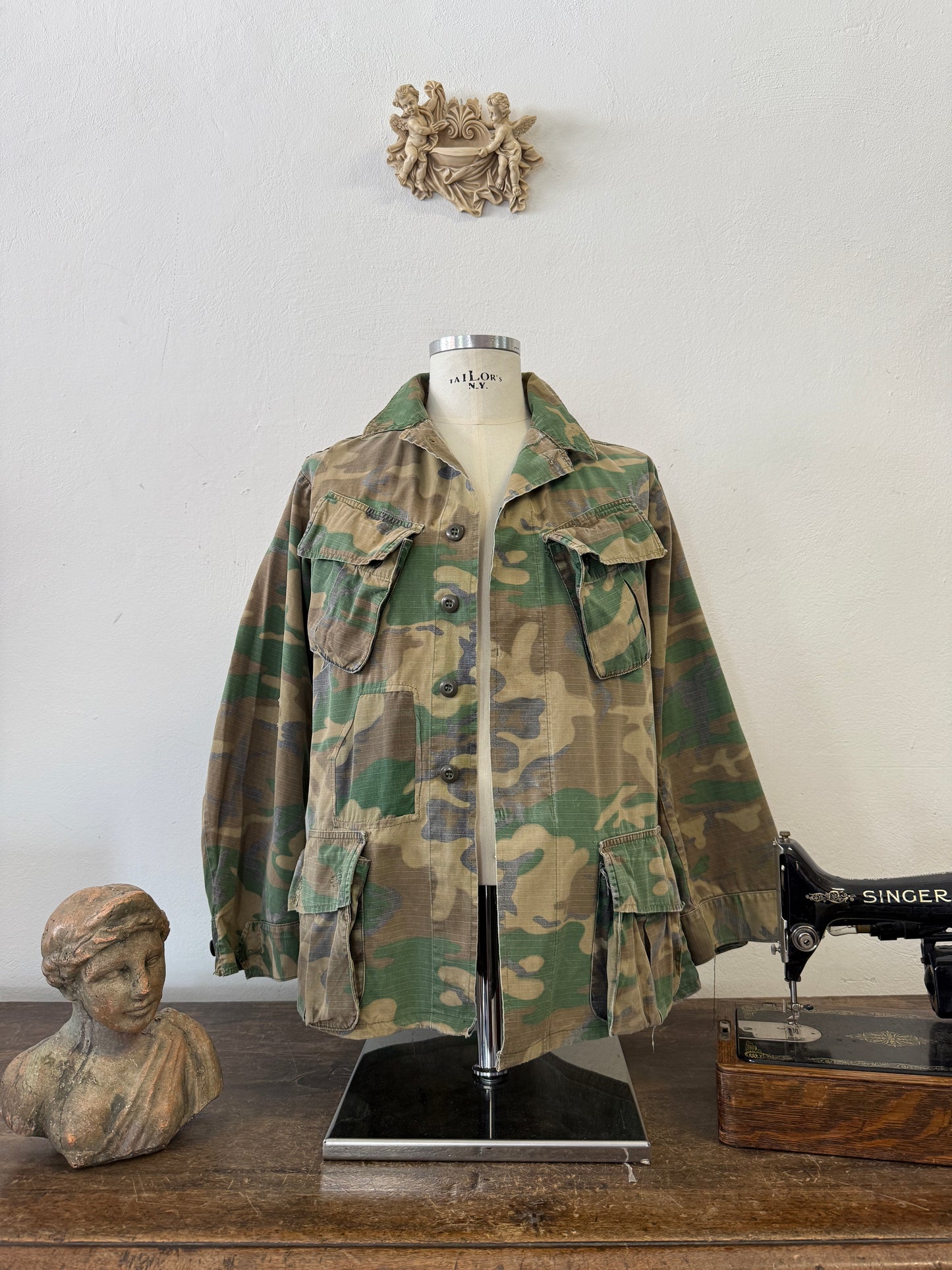 Vintage 60’s Jungle Jacket ERDL Ripstop “M”